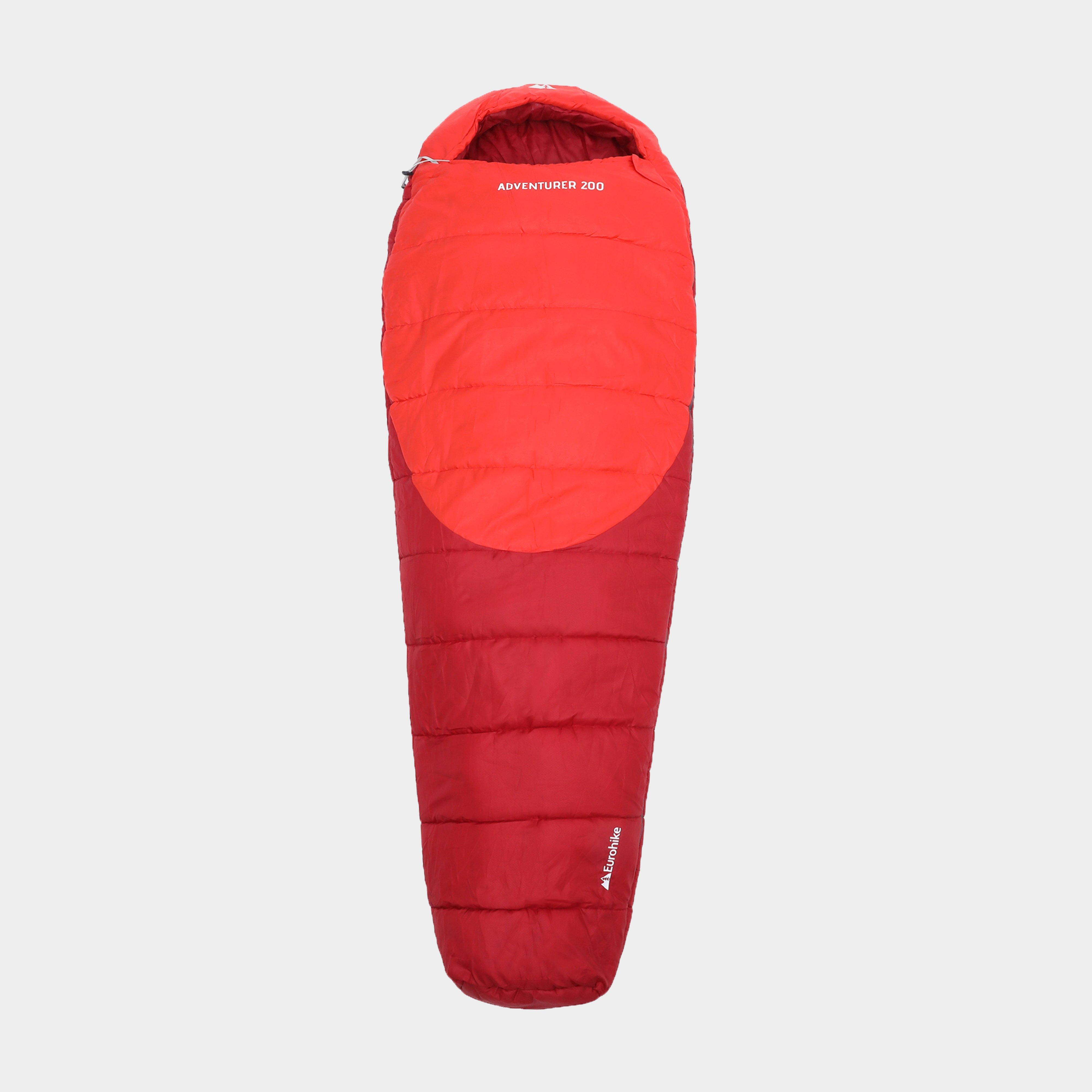 Eurohike Adventurer 200 Sleeping Bag - Red, Red