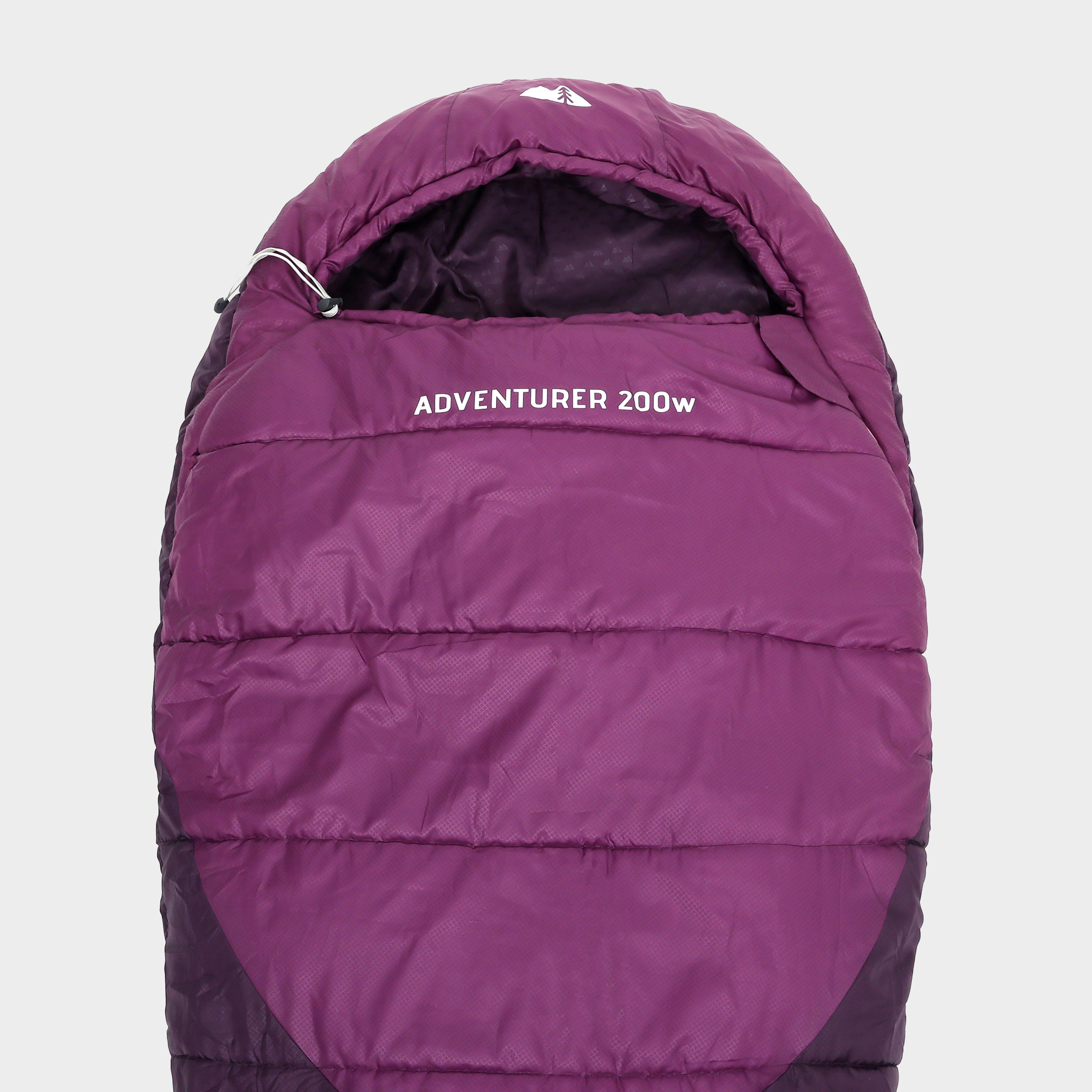 Adventurer 200 Women's Sleeping Bag - Purple, Purple