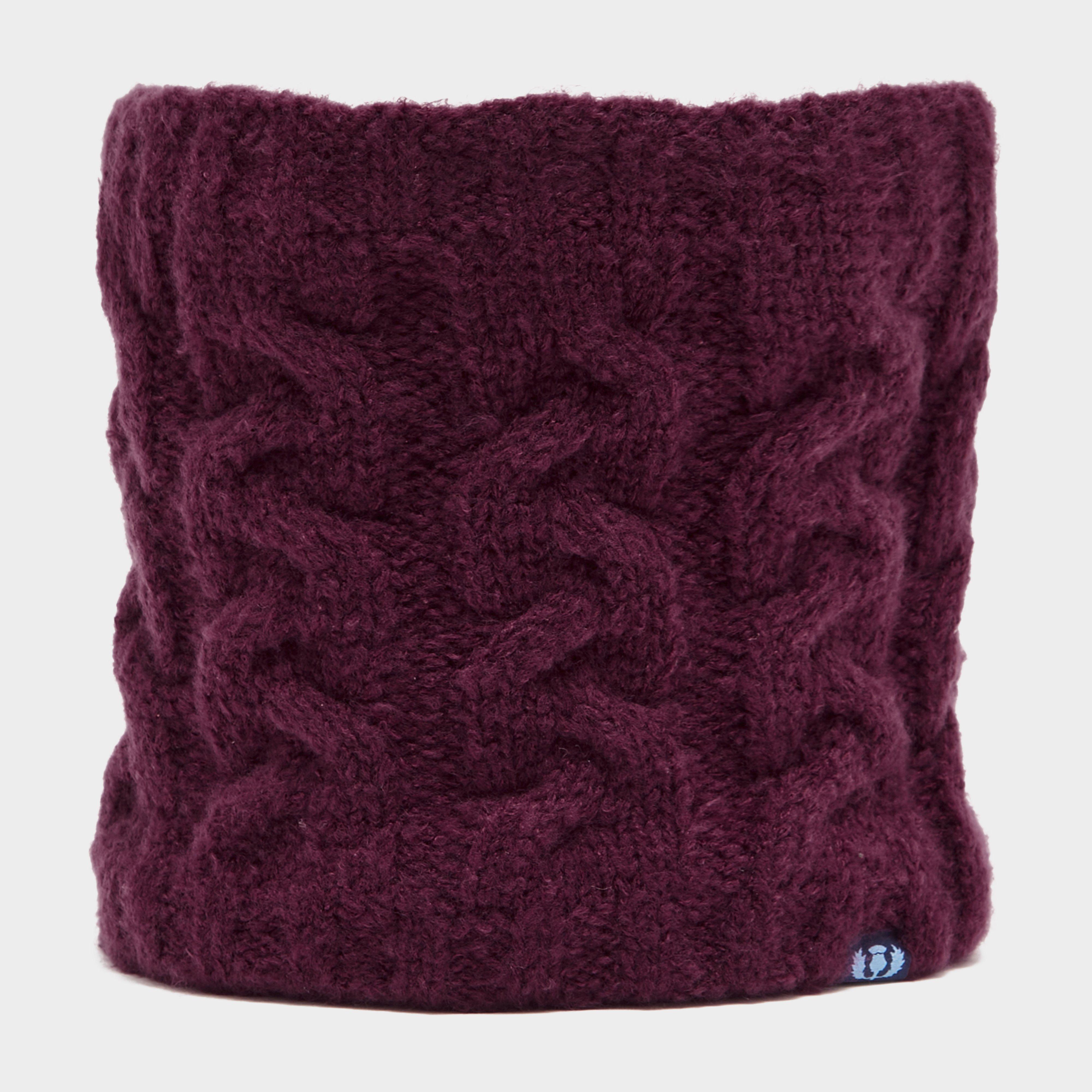 Adults' Knitted Snood - Red, Red