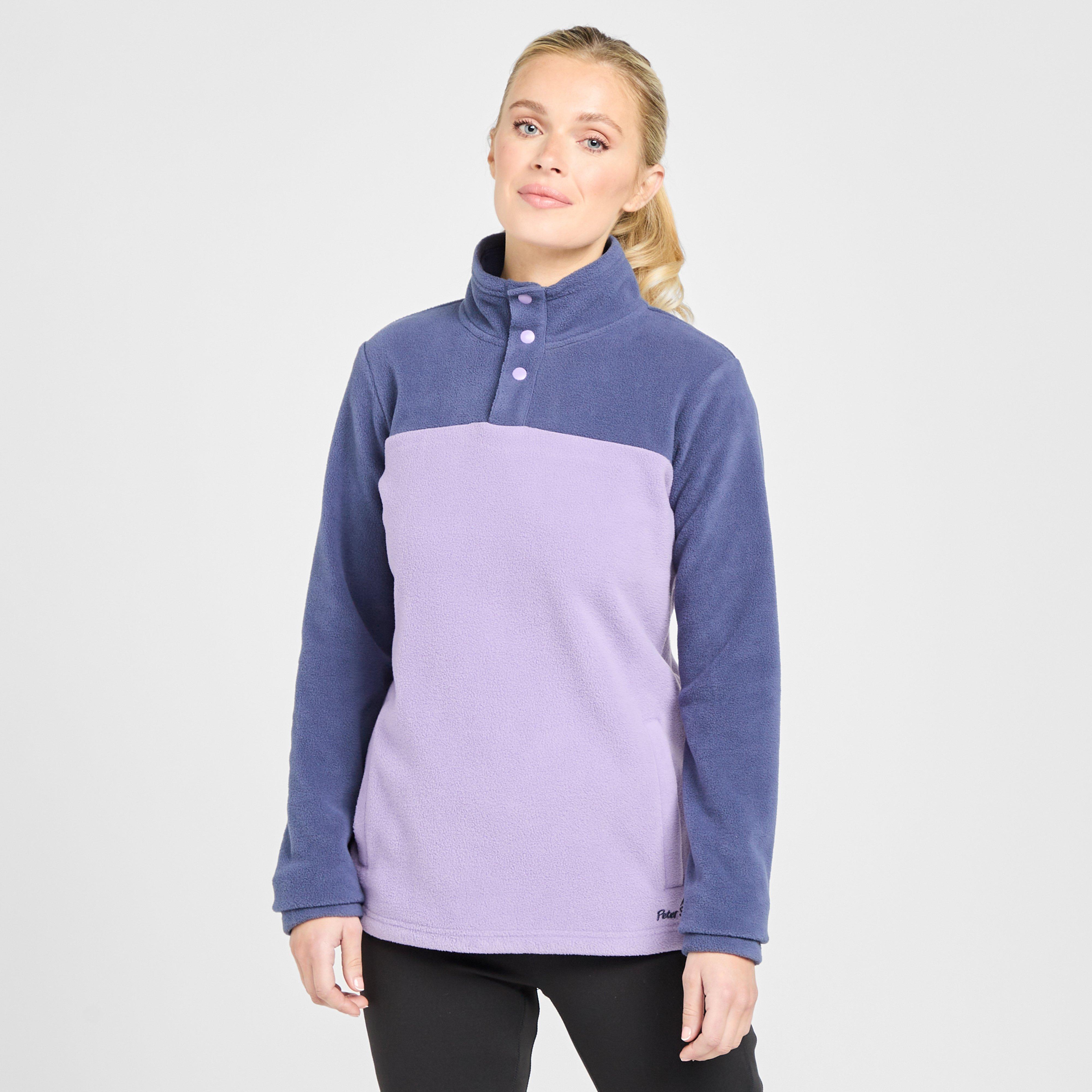 Women's Snap Fleece, Purple