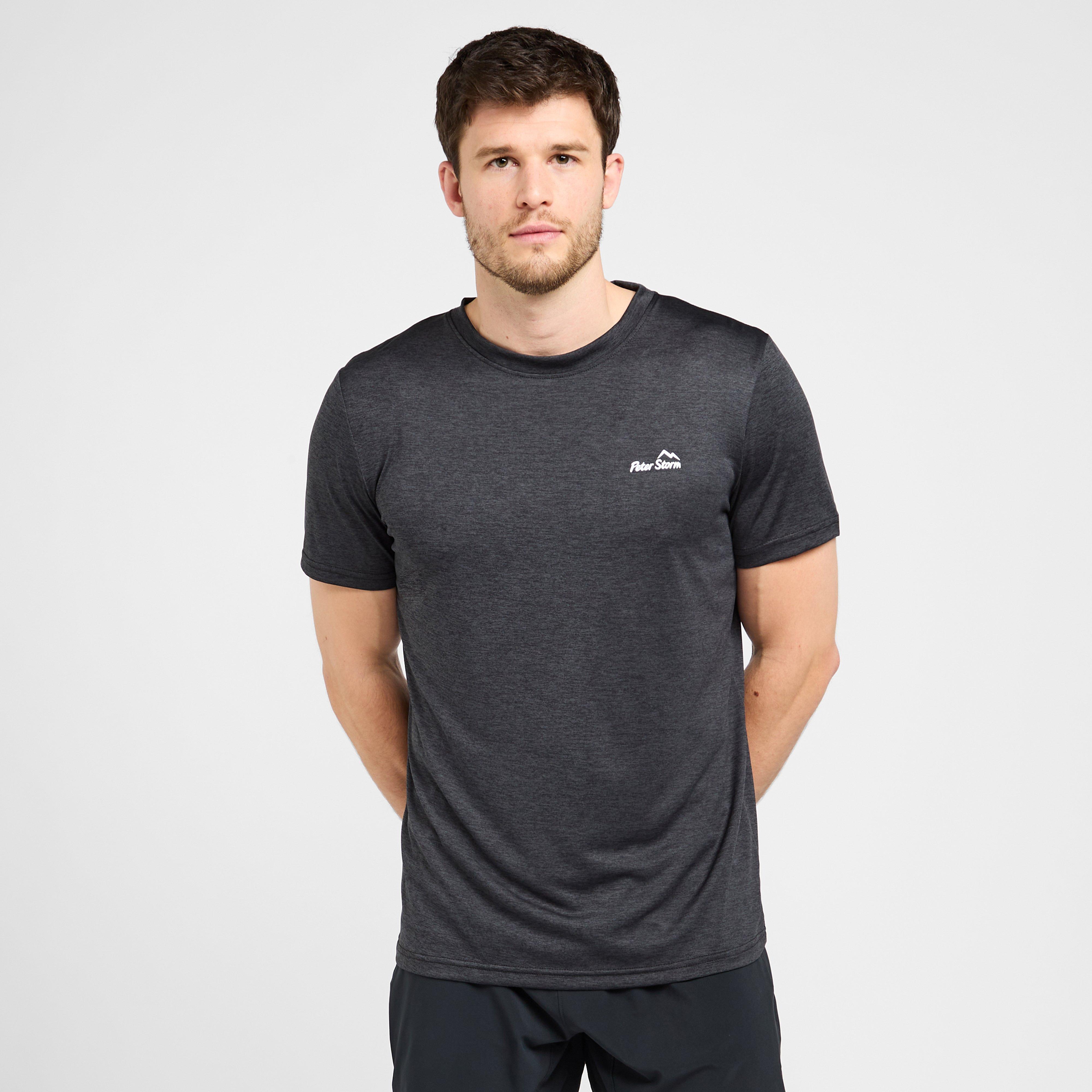 Peter Storm Mens Active Short Sleeve T-Shirt Black, Black