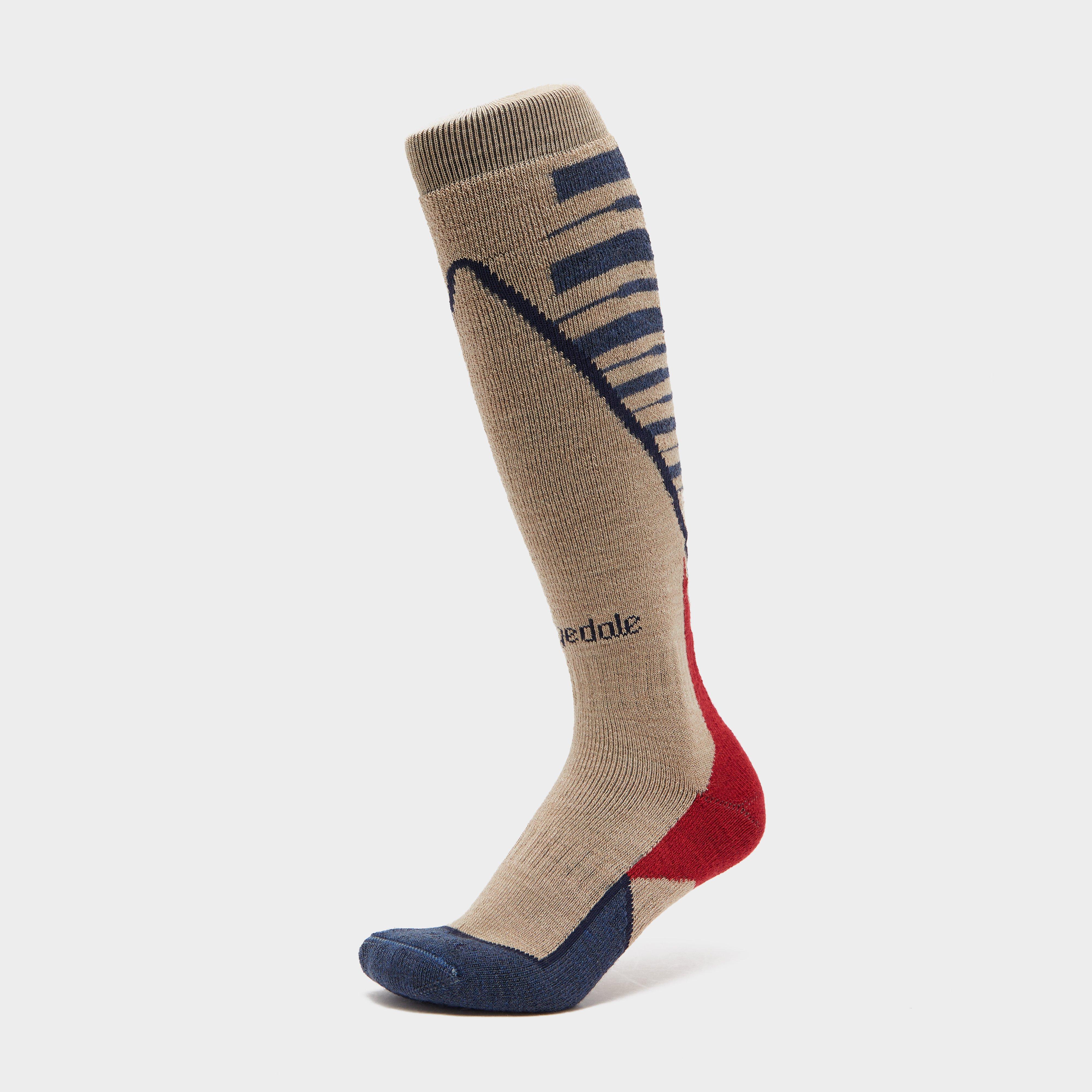 Men's Midweight Plus Ski Socks, Beige