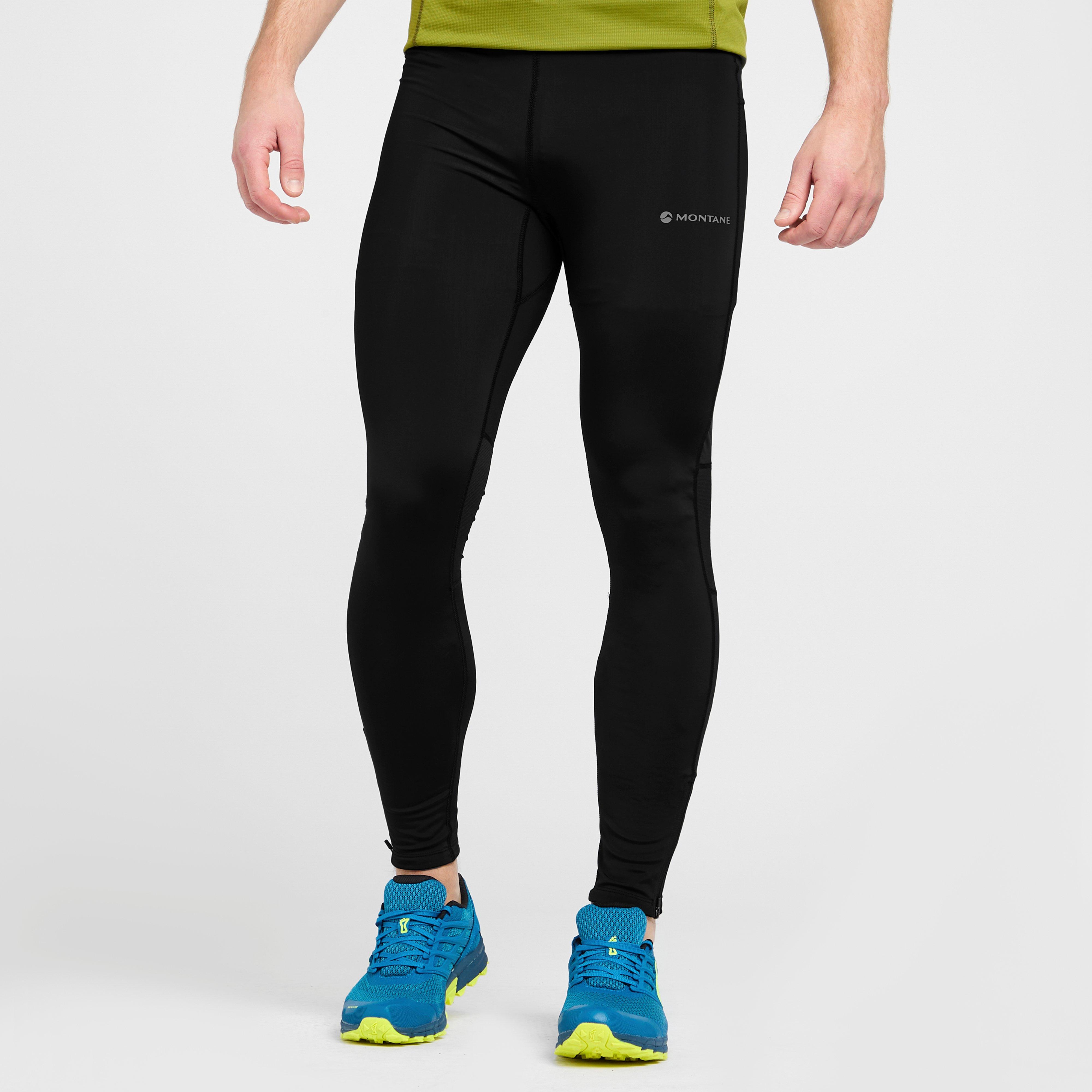 Men's Slipstream Trail Running Tights, Black