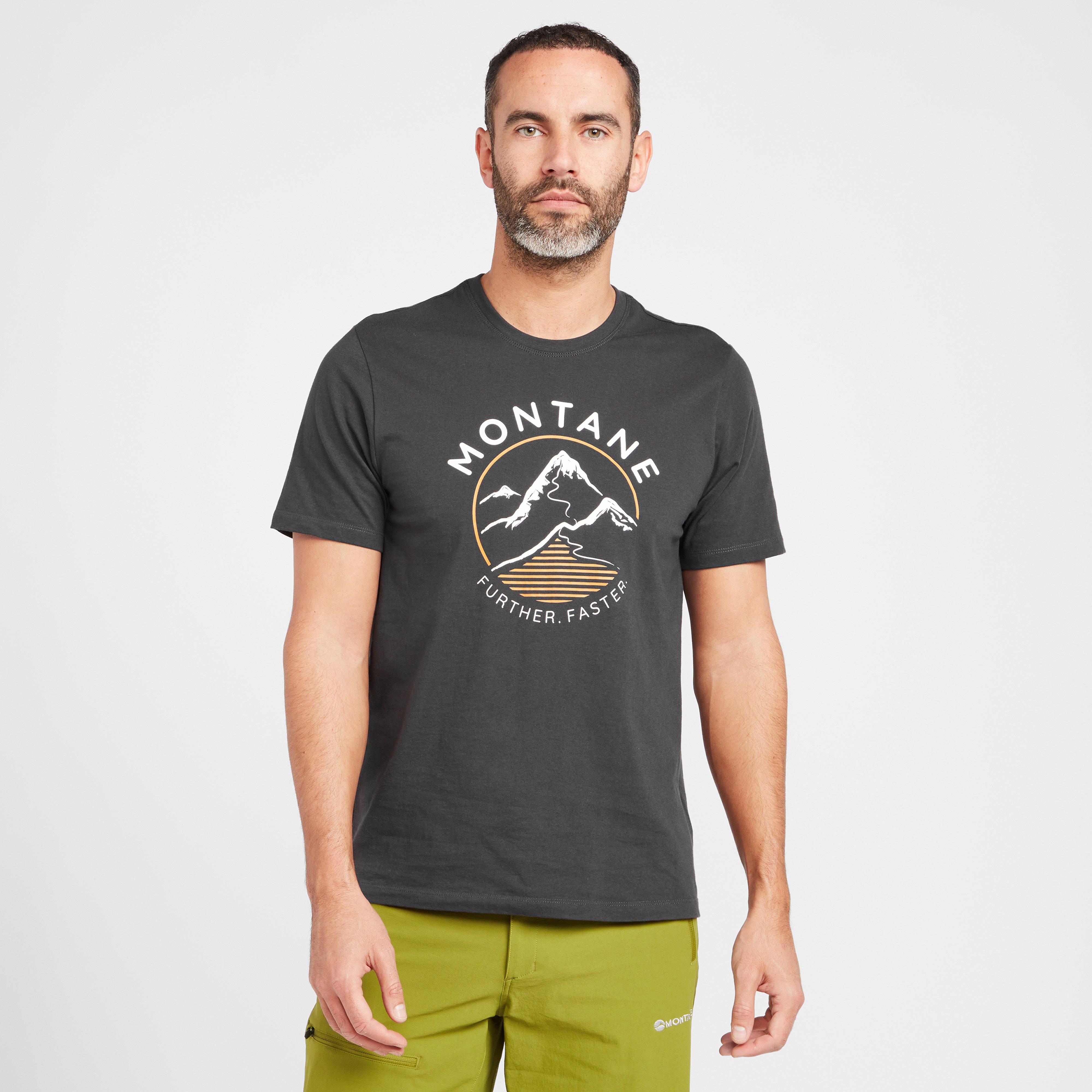 Montane Men's Logo T-Shirt - Dark Grey, DARK GREY