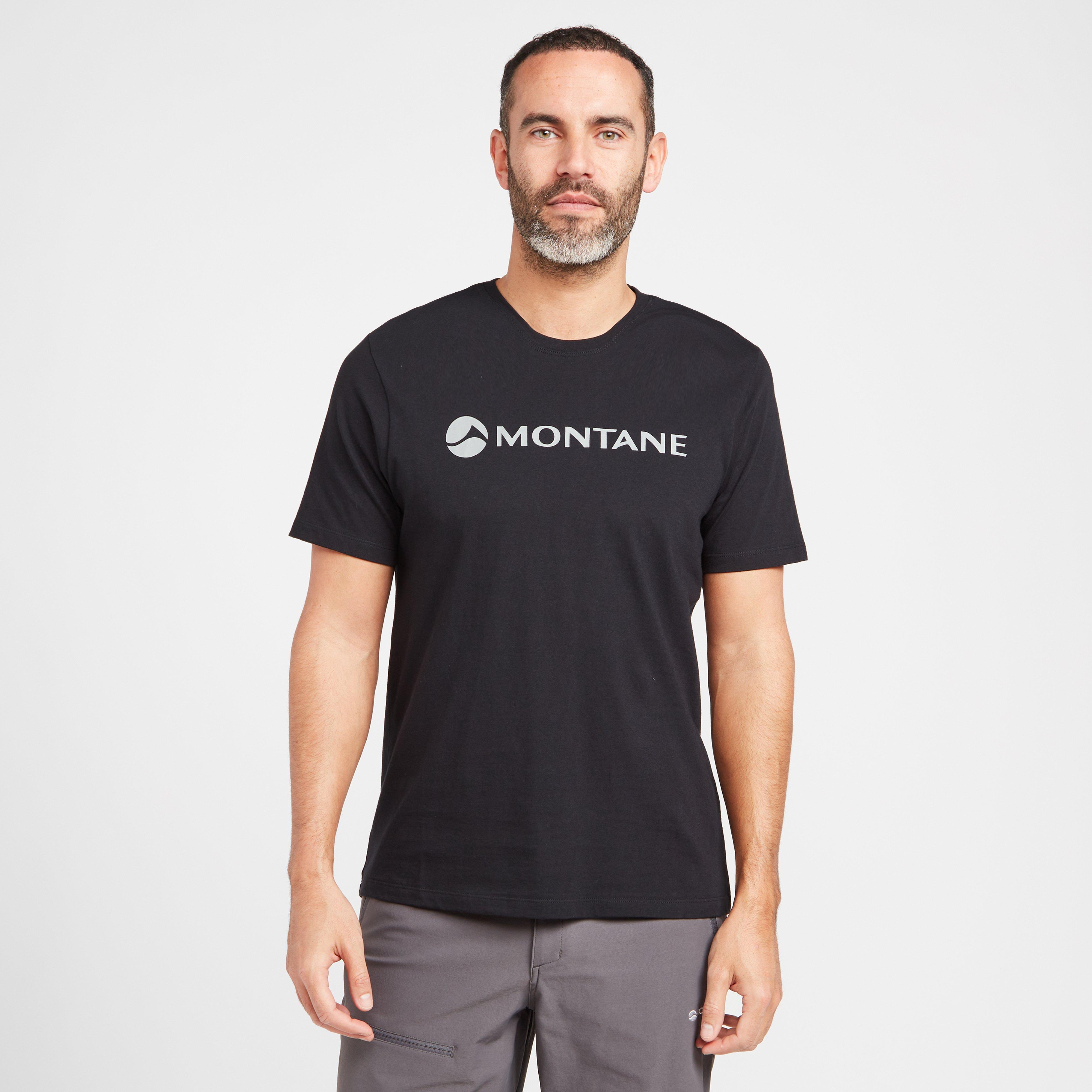 Montane Men's Mono Logo T-Shirt - Black, Black