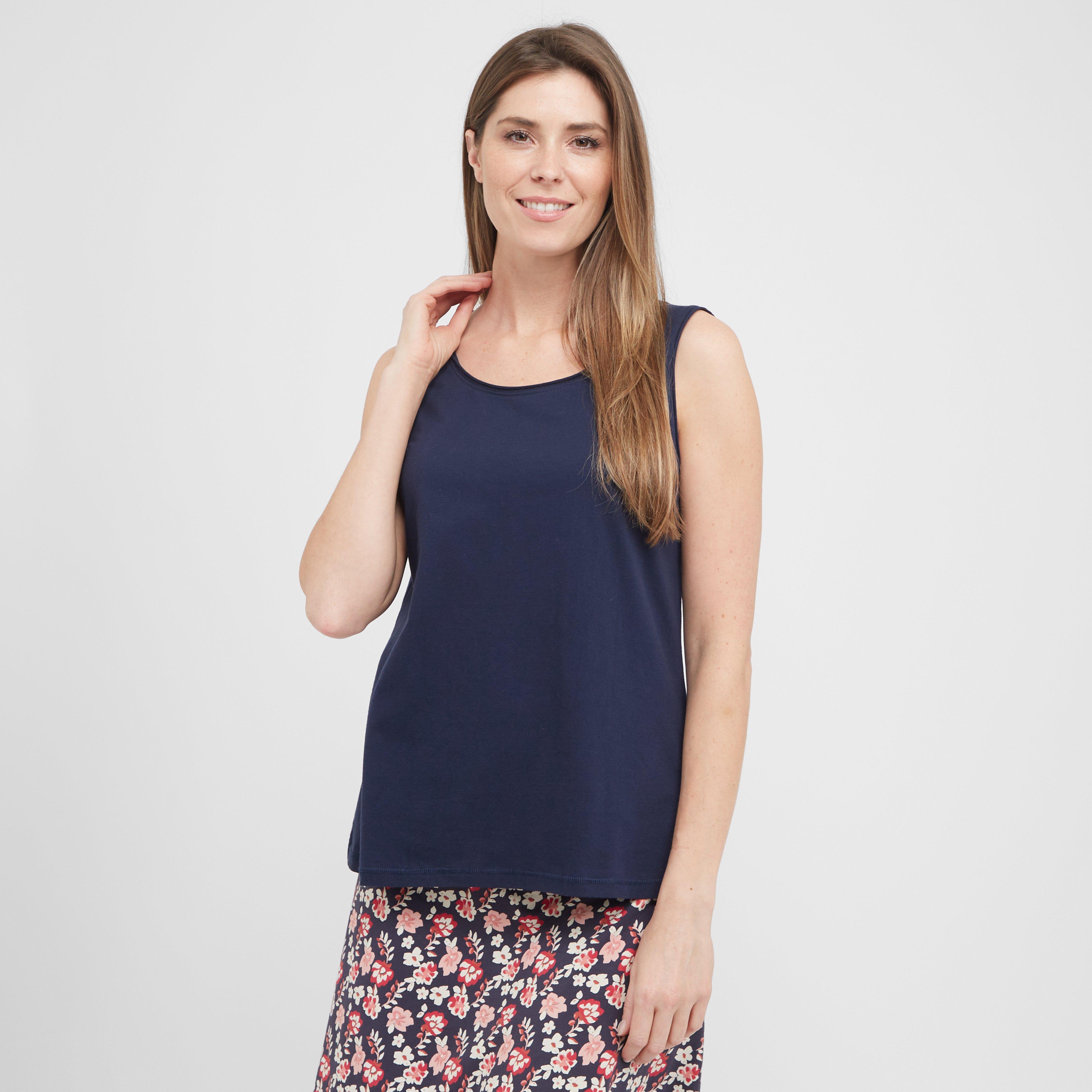 Weird Fish Women's Calle Vest - Navy, NAVY