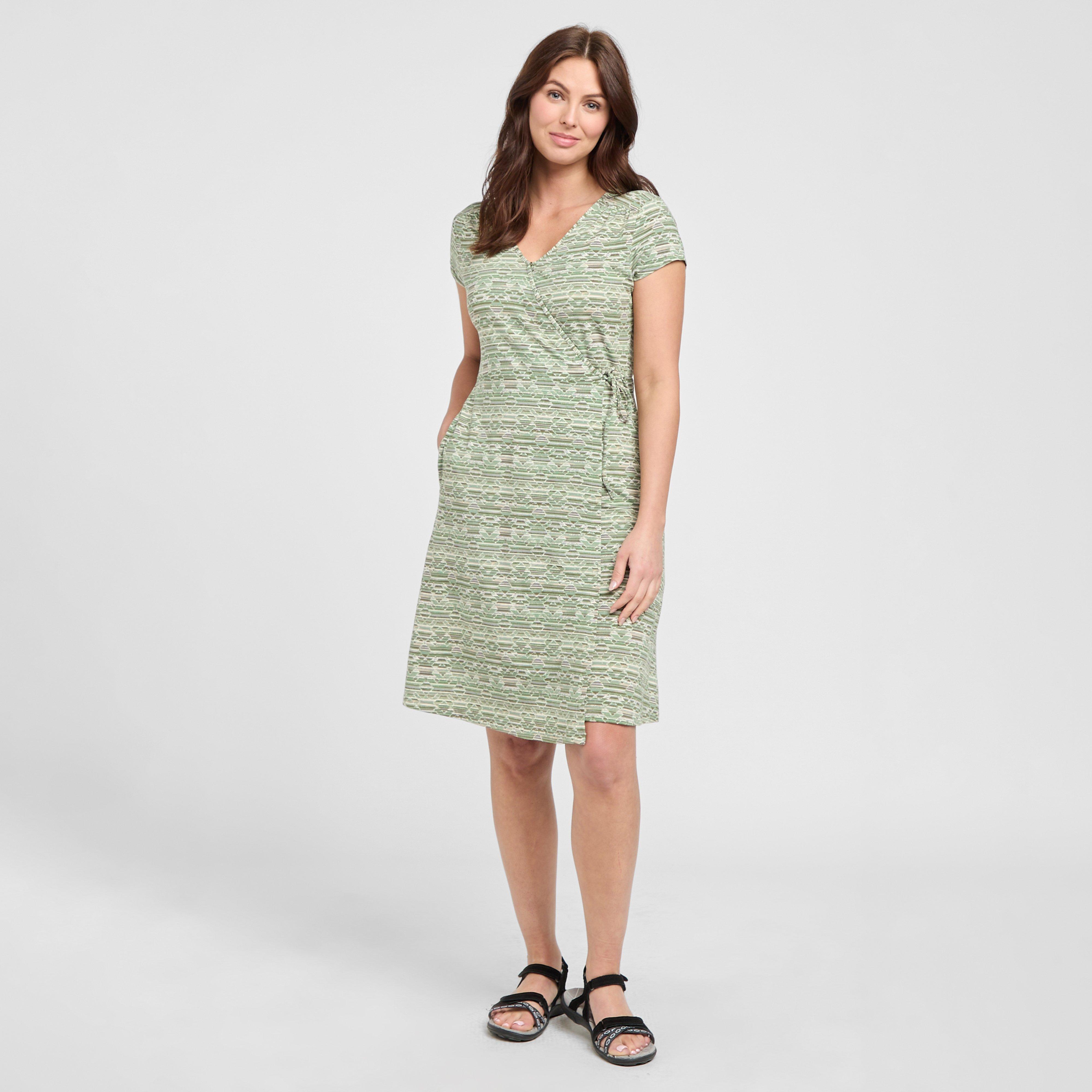 Sherpa Women's Padma Wrap Dress - Green, Green