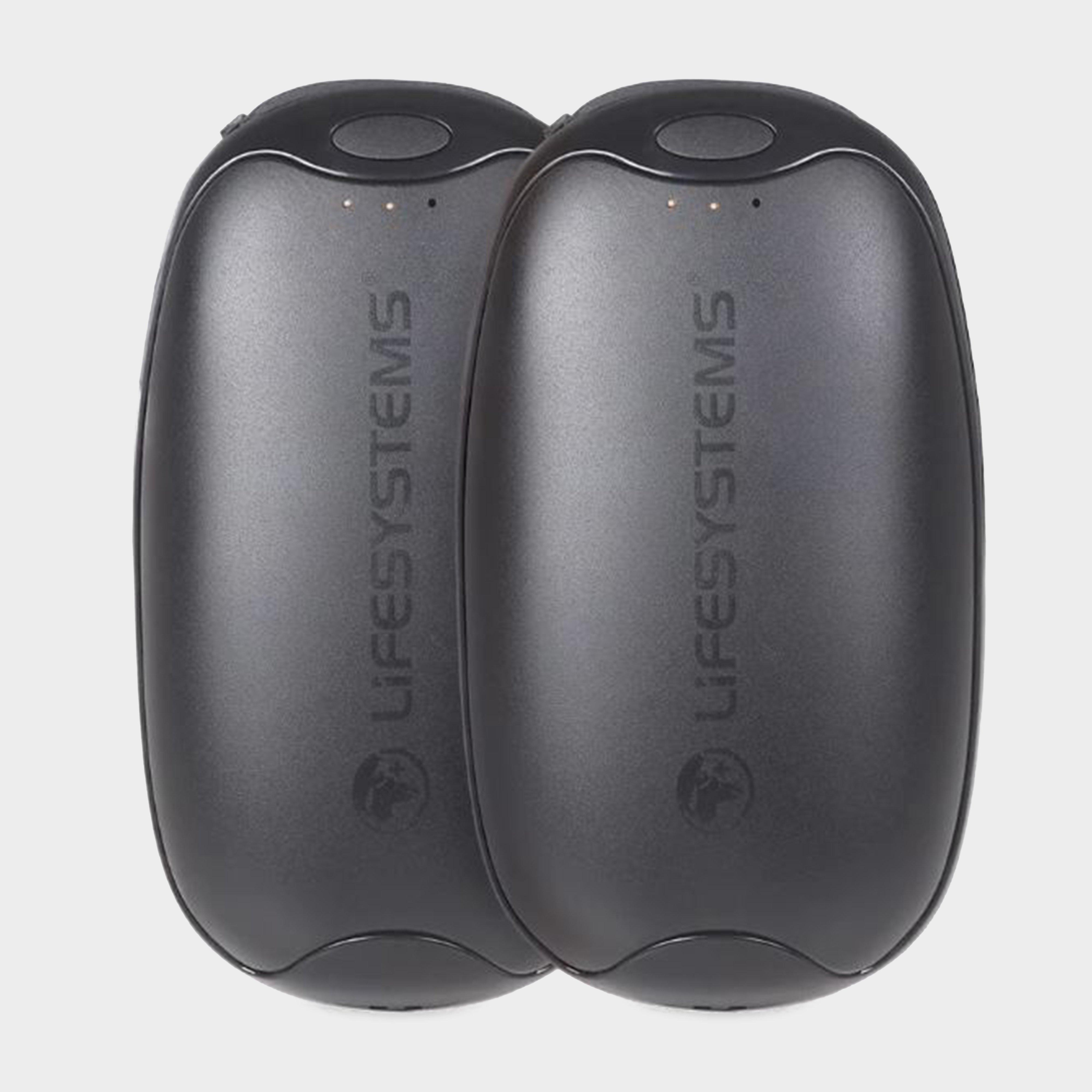 Dual-Palm Rechargeable Hand Warmers - Grey, Grey