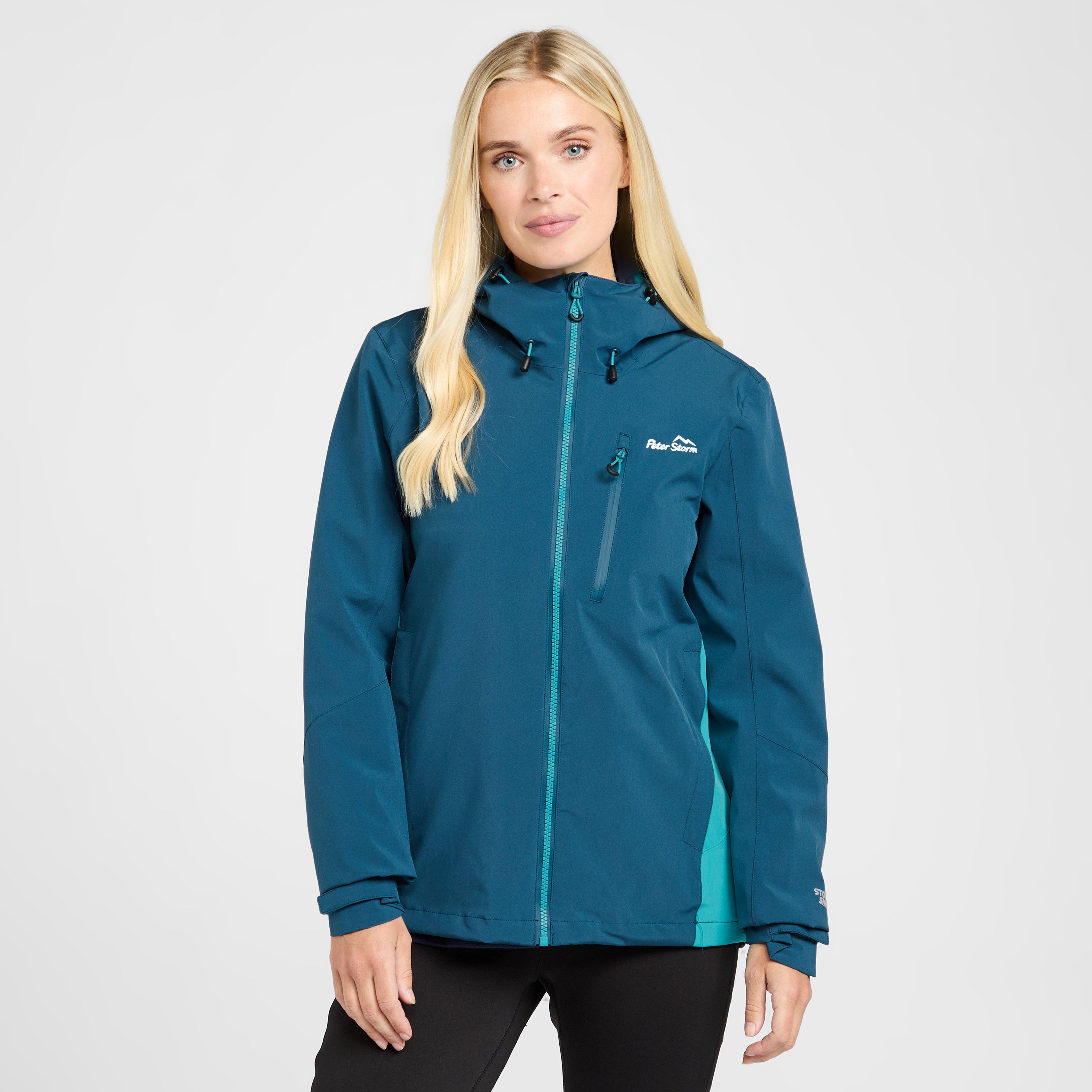 Peter Storm Women's Malham Stretch Waterproof Jacket - Blu, BLU