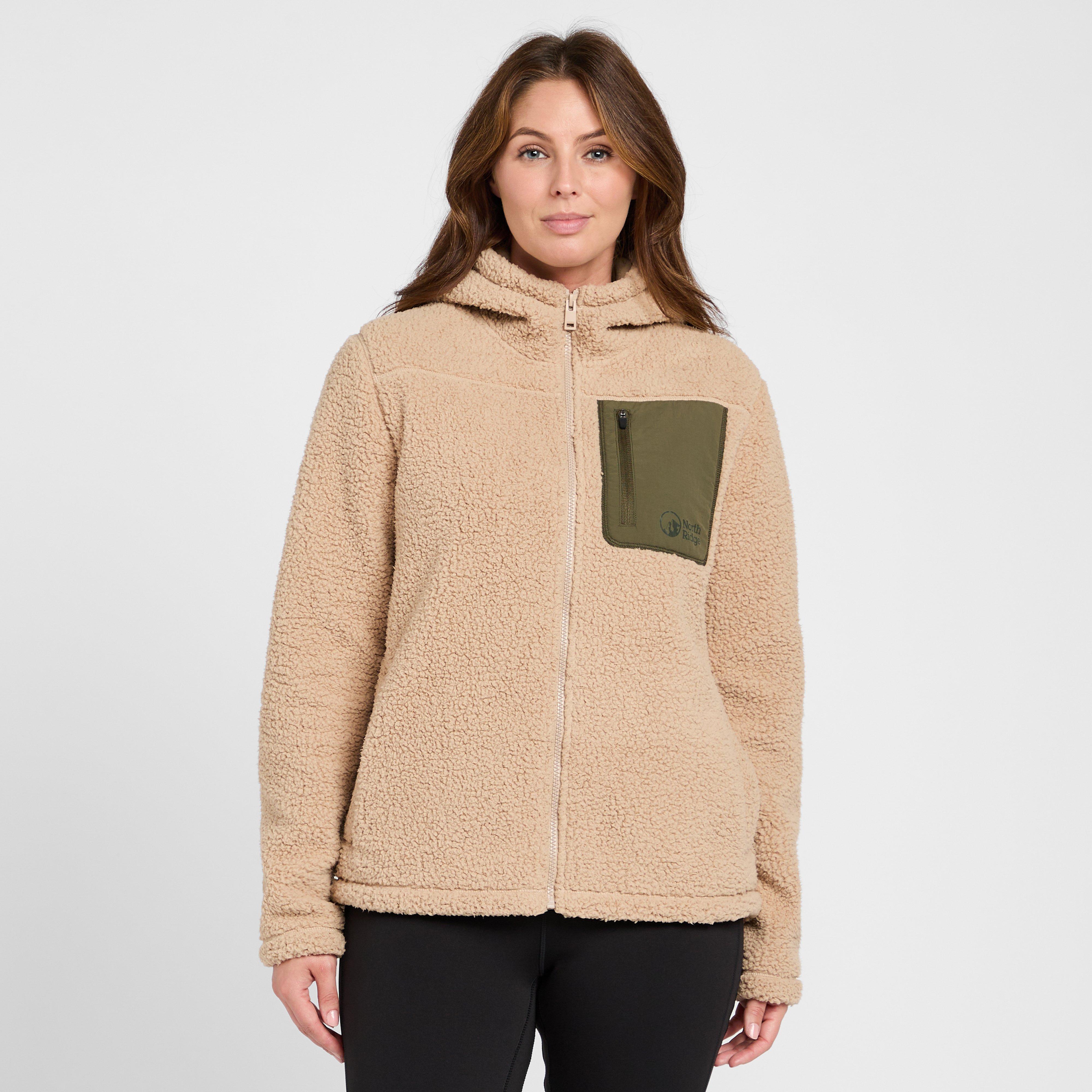 North Ridge Women's Vista Full Zip Fleece Hoodie - Bge, BGE