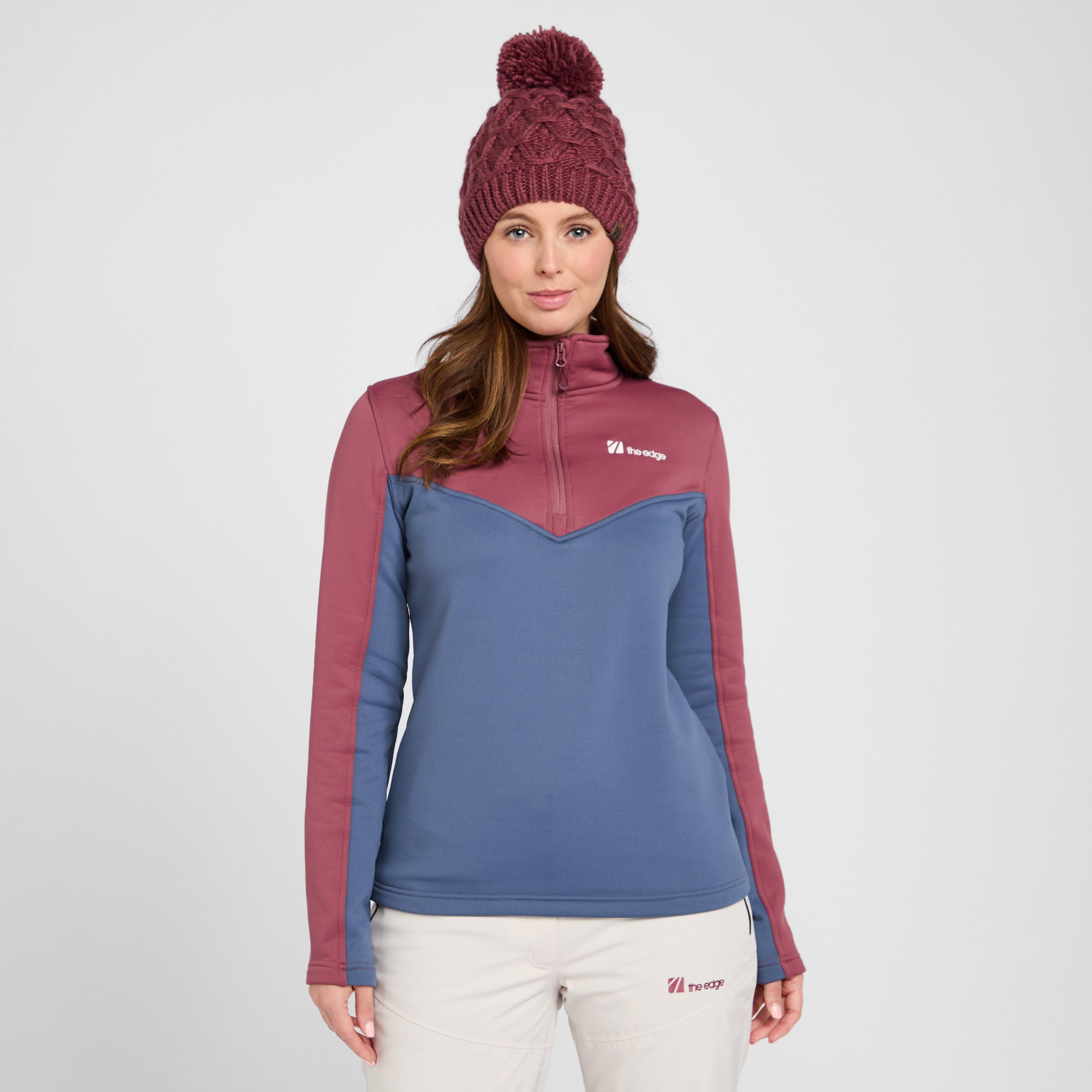 The Edge Women's Cypress Half Zip Fleece - Pnk, PNK