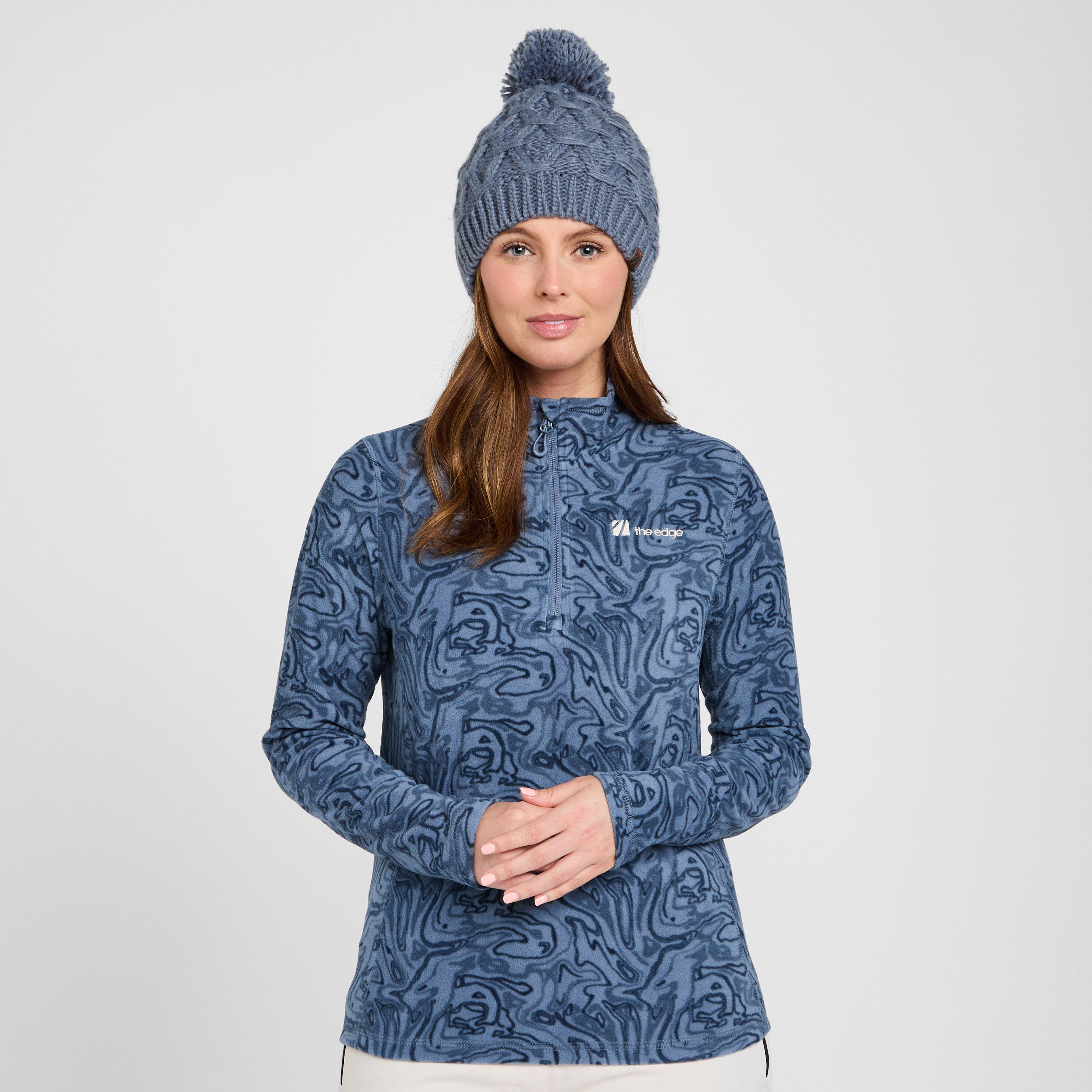 The Edge Women's Rossland Half Zip Fleece - Nvy, NVY