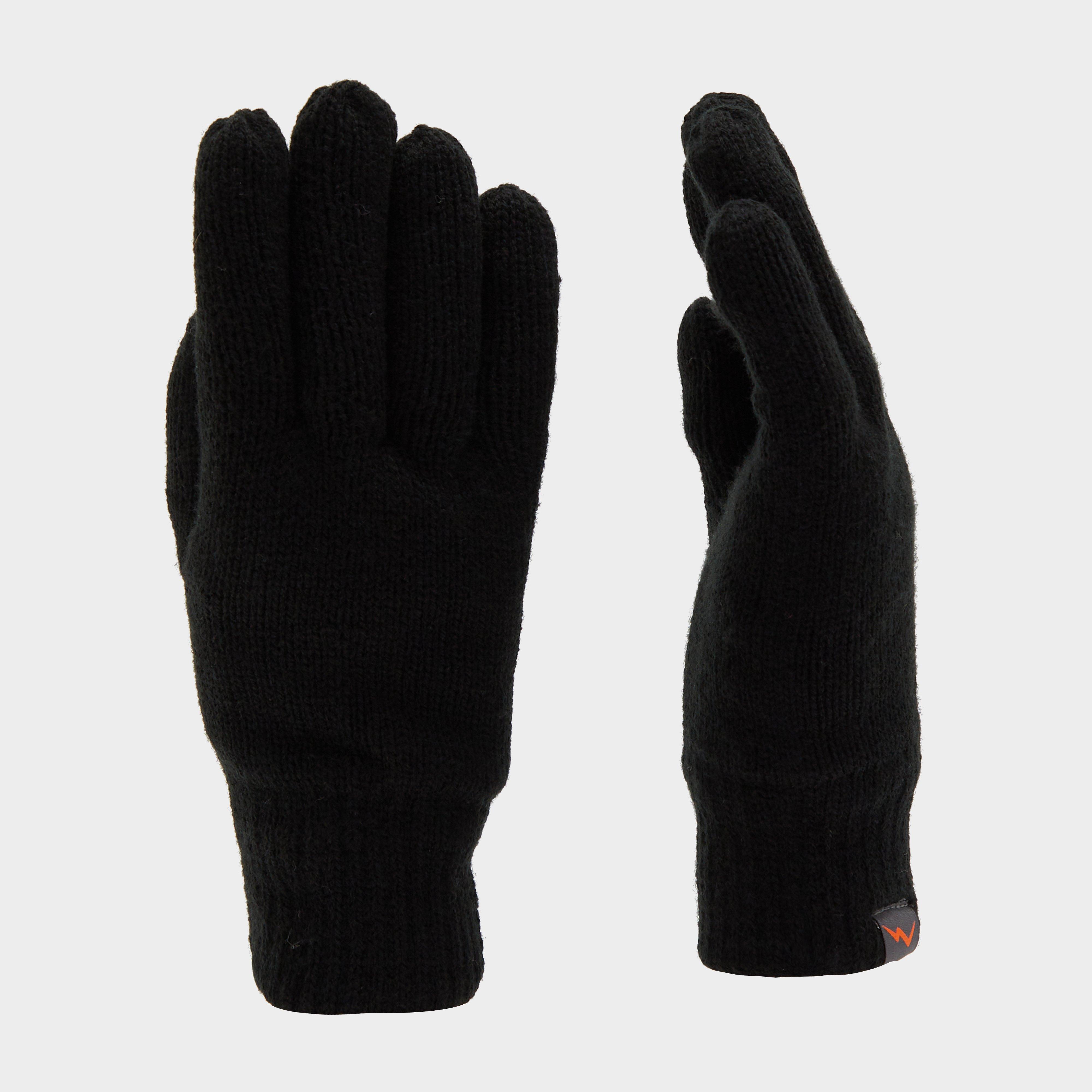 Men's Winter Thermal Gloves, Black