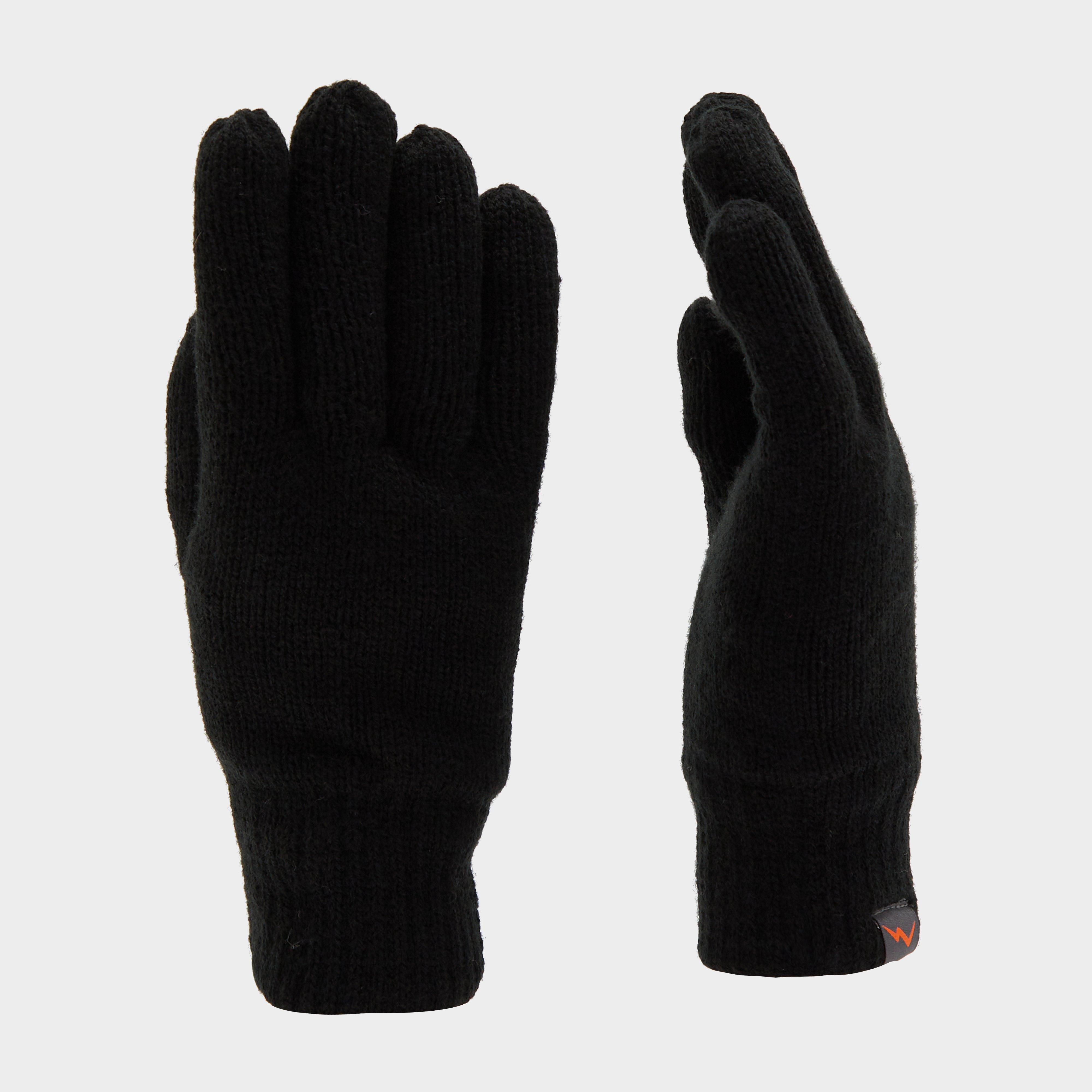 Men's Winter Thermal Gloves - Black, Black