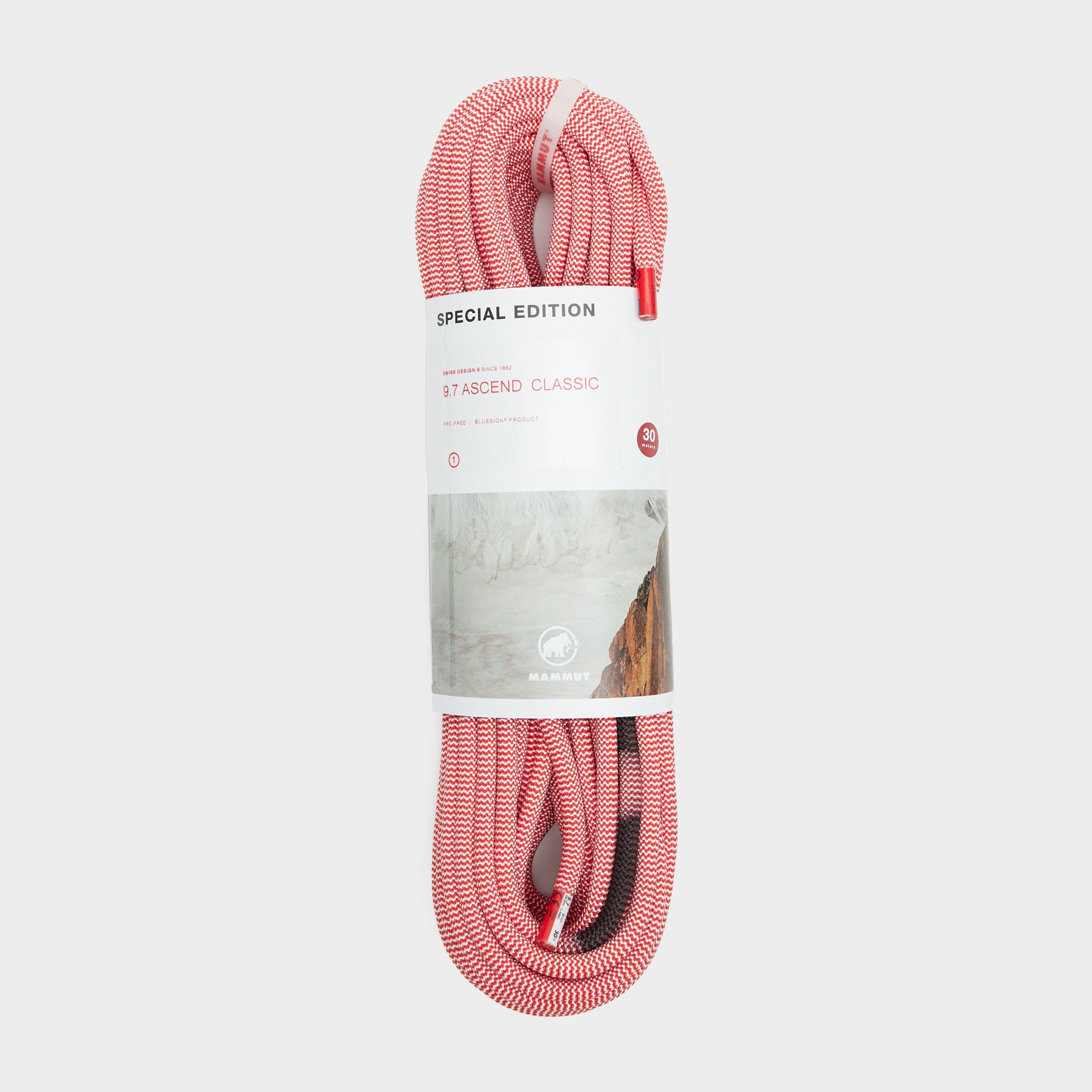 9.7Mm Ascend Classic Rope 30M - Red, Red