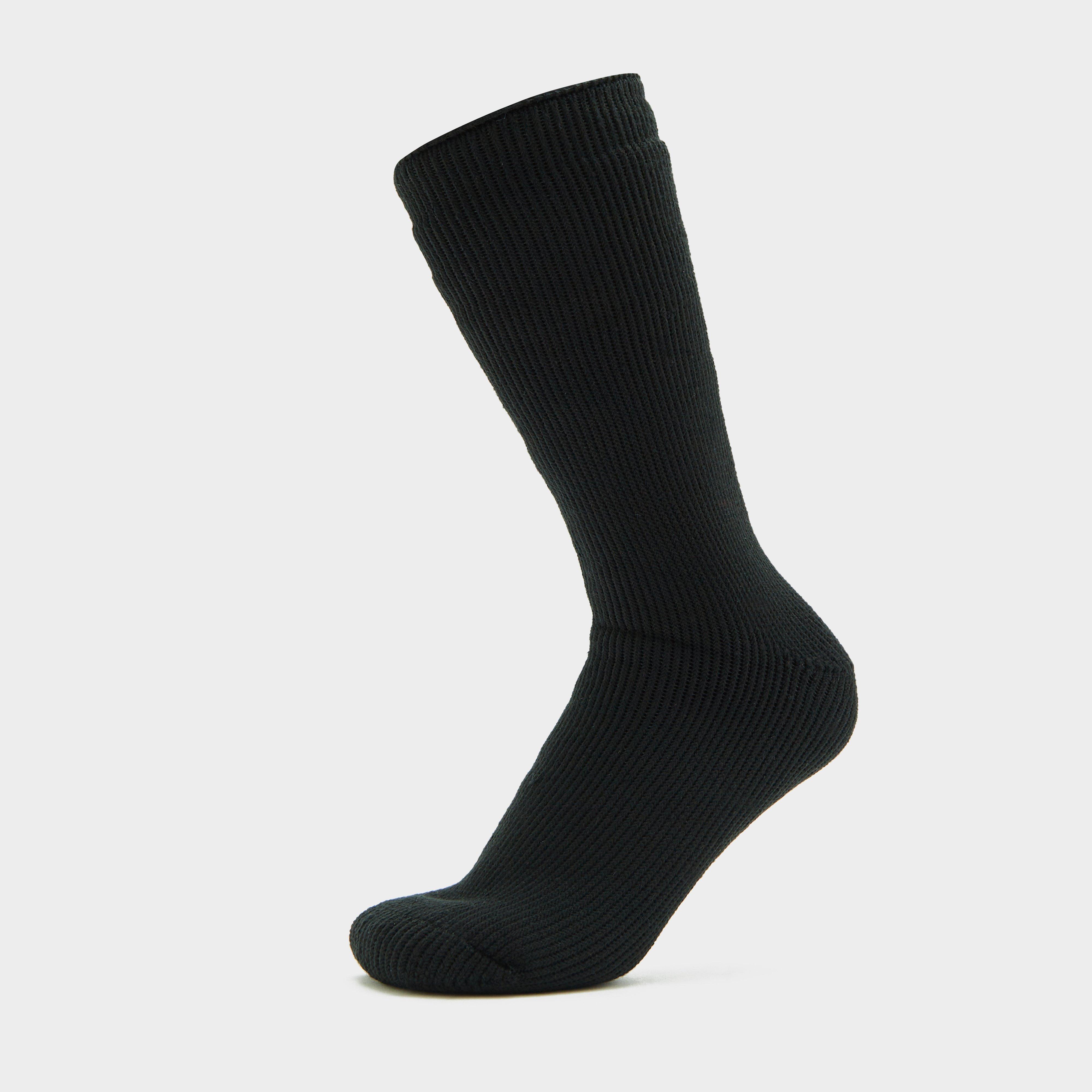 Men's Plain Thermal Socks, Black