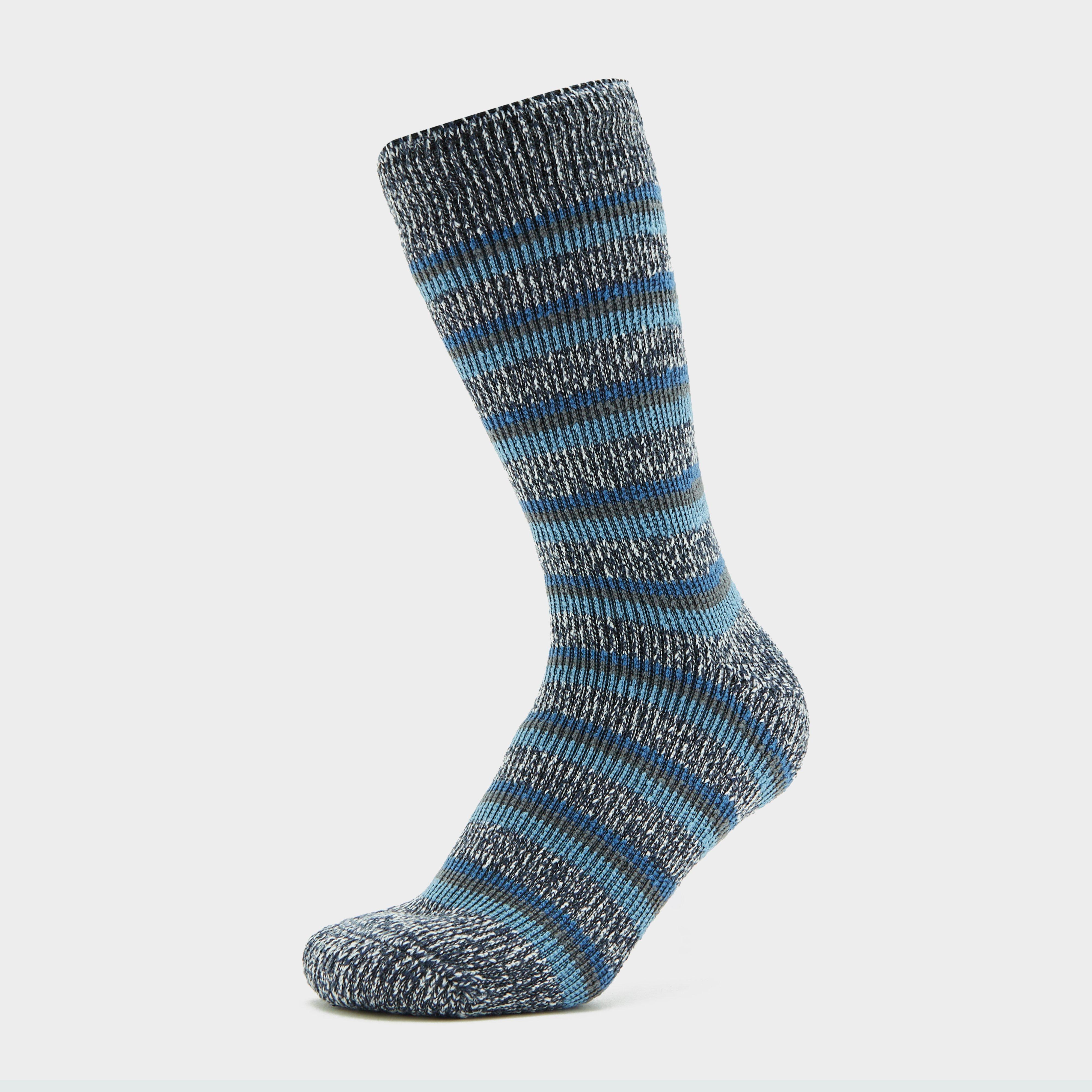 Men's Thermal Heat Trap Socks - Navy, Navy