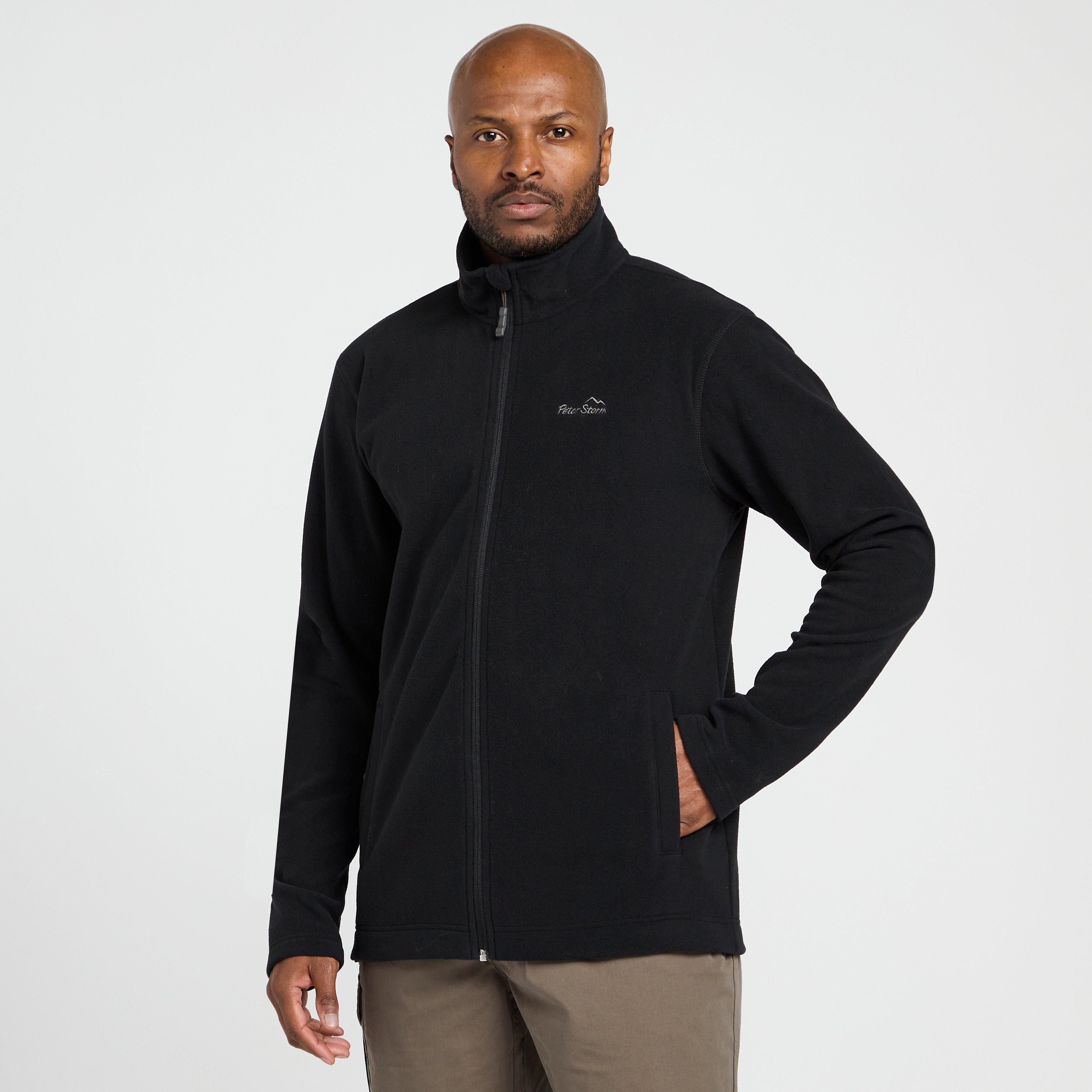 Peter Storm Men's Bracken Full Zip Fleece - Blk, BLK