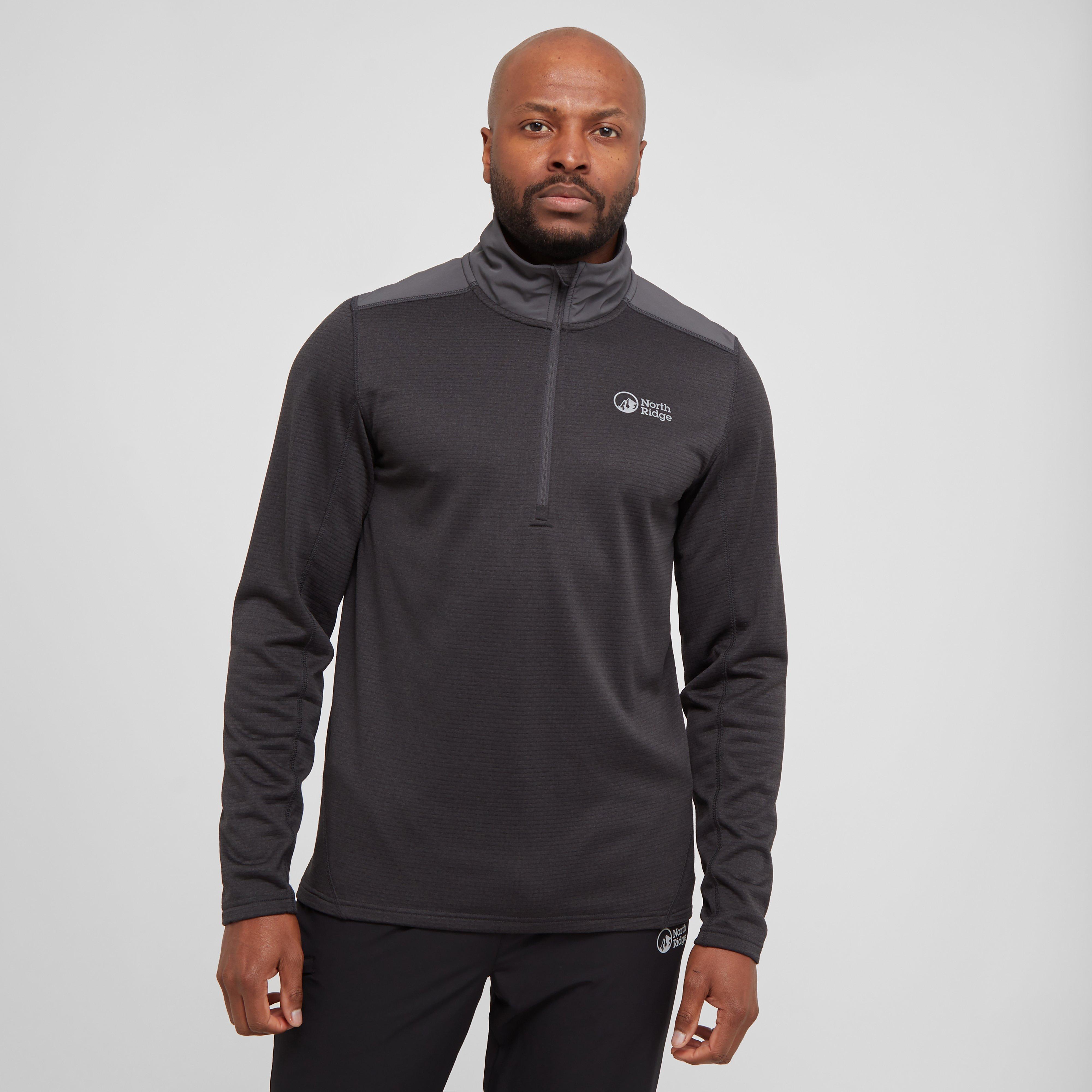 North Ridge Men's Fast Half Zip Fleece - Dgy, DGY