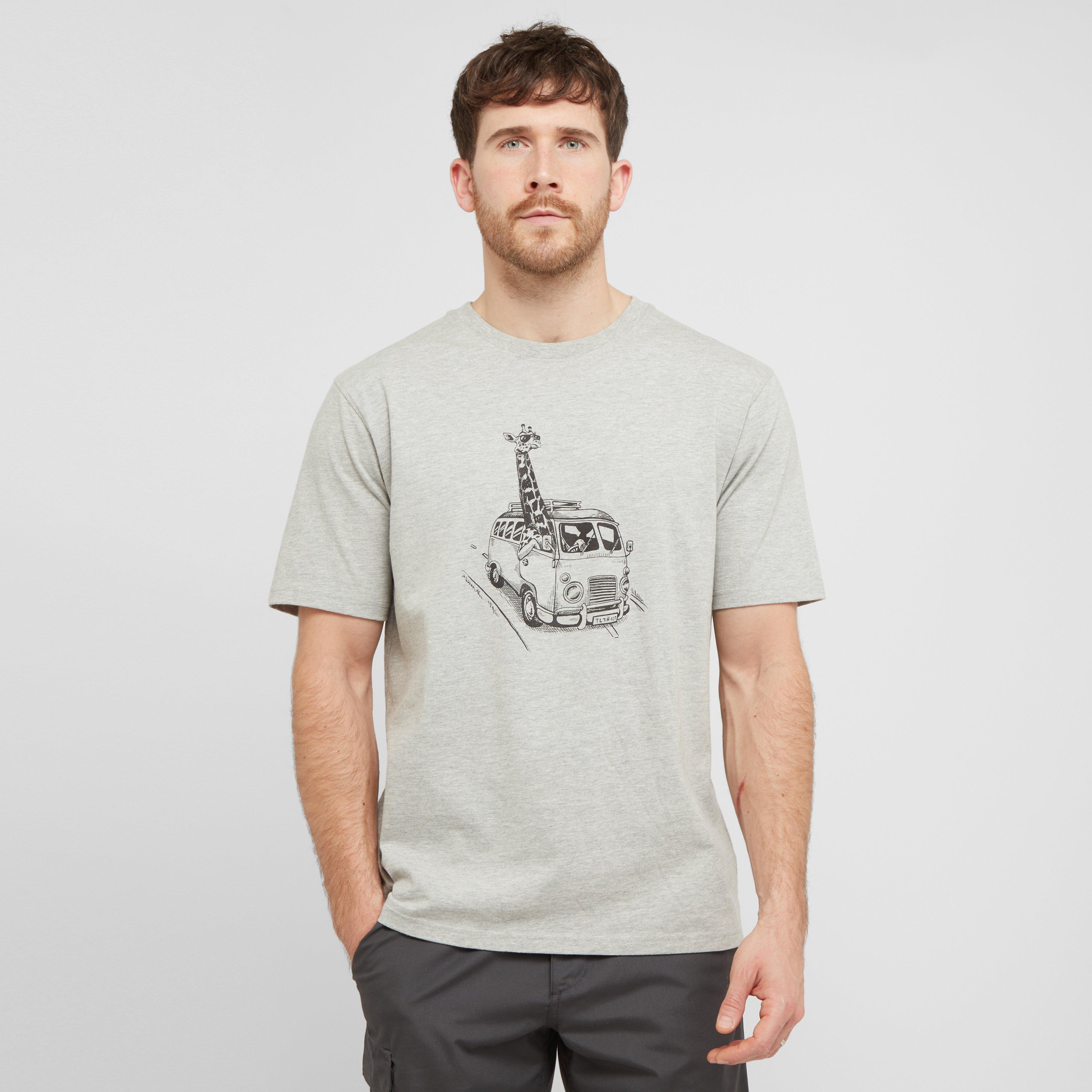 North Ridge Men's Giraffe Van T-Shirt - Gry, GRY