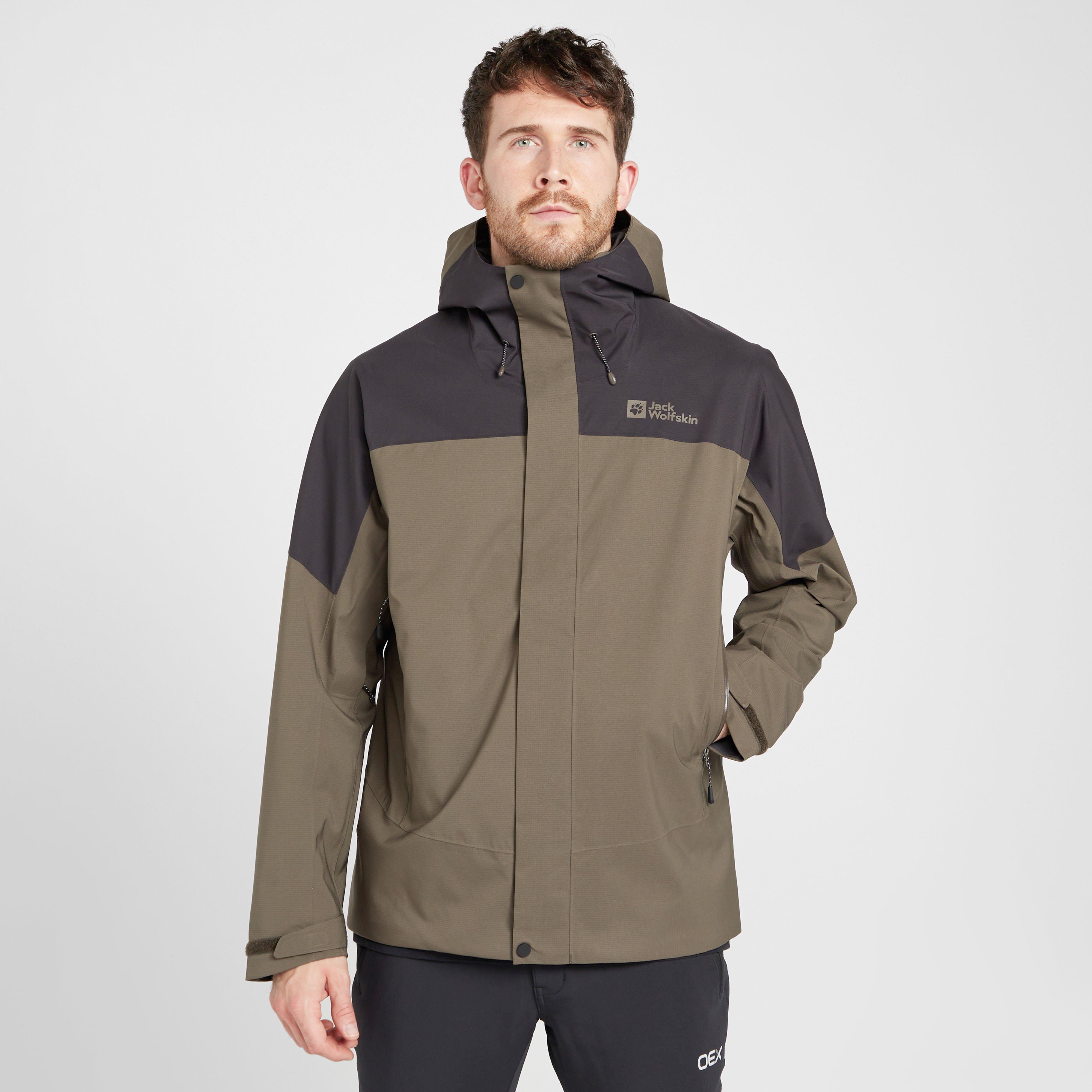 Men's Kammweg 2L Waterproof Jacket - Brown