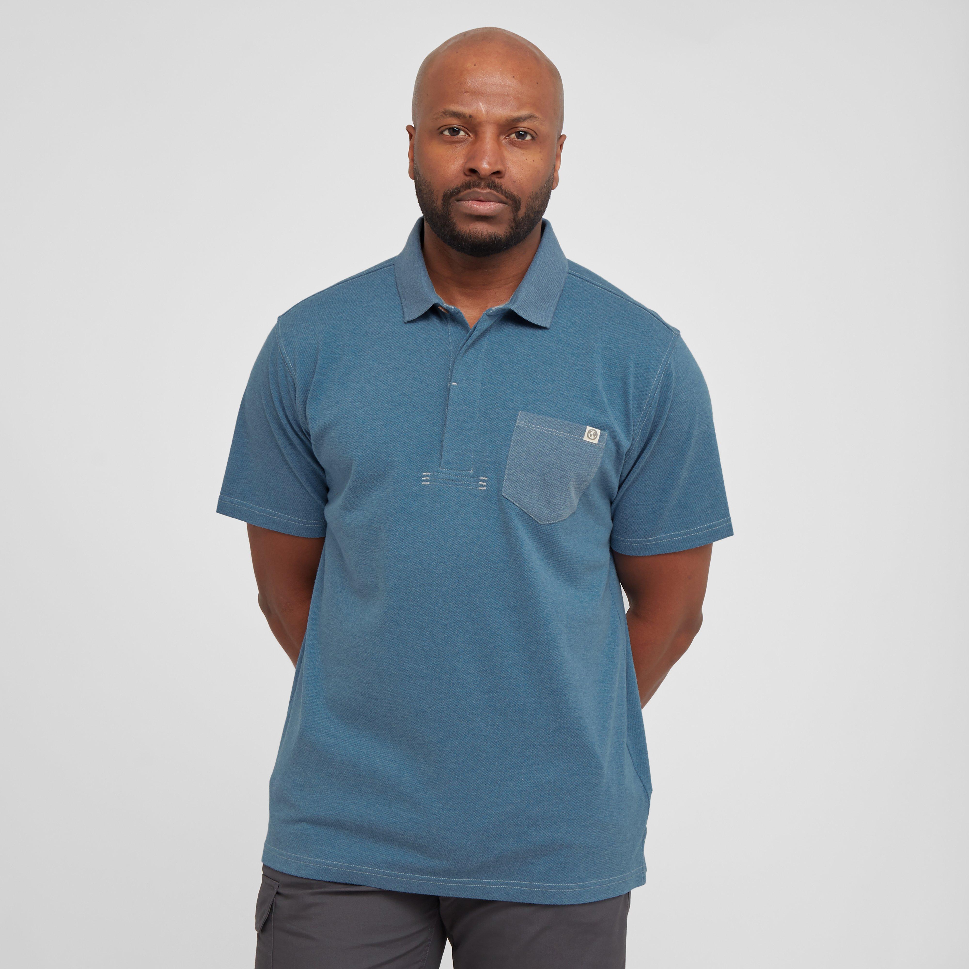 One Earth Men's Marl Polo Shirt - Lbl, LBL