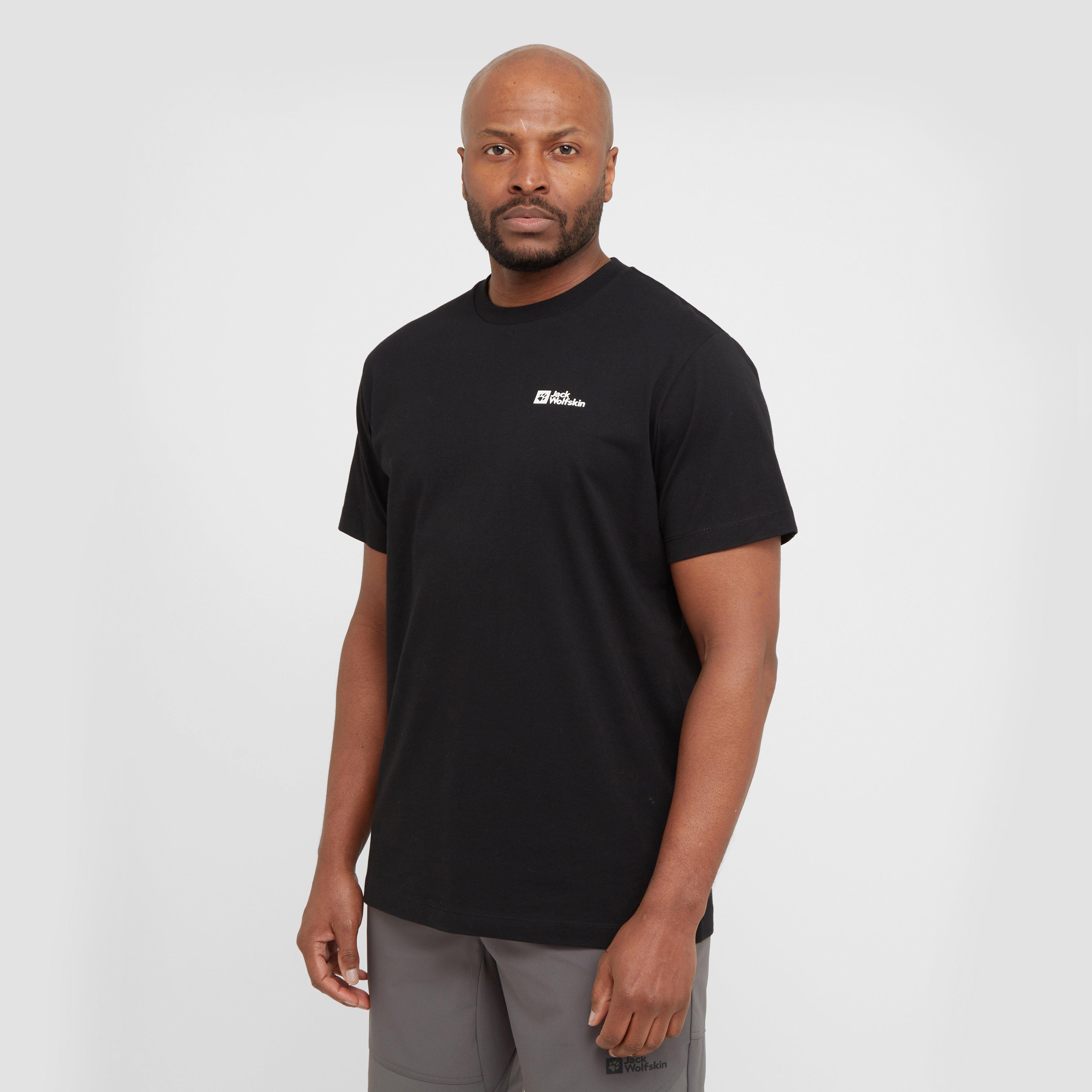 Jack Wolfskin Men's Essential Short Sleeve Tee - Blk, BLK