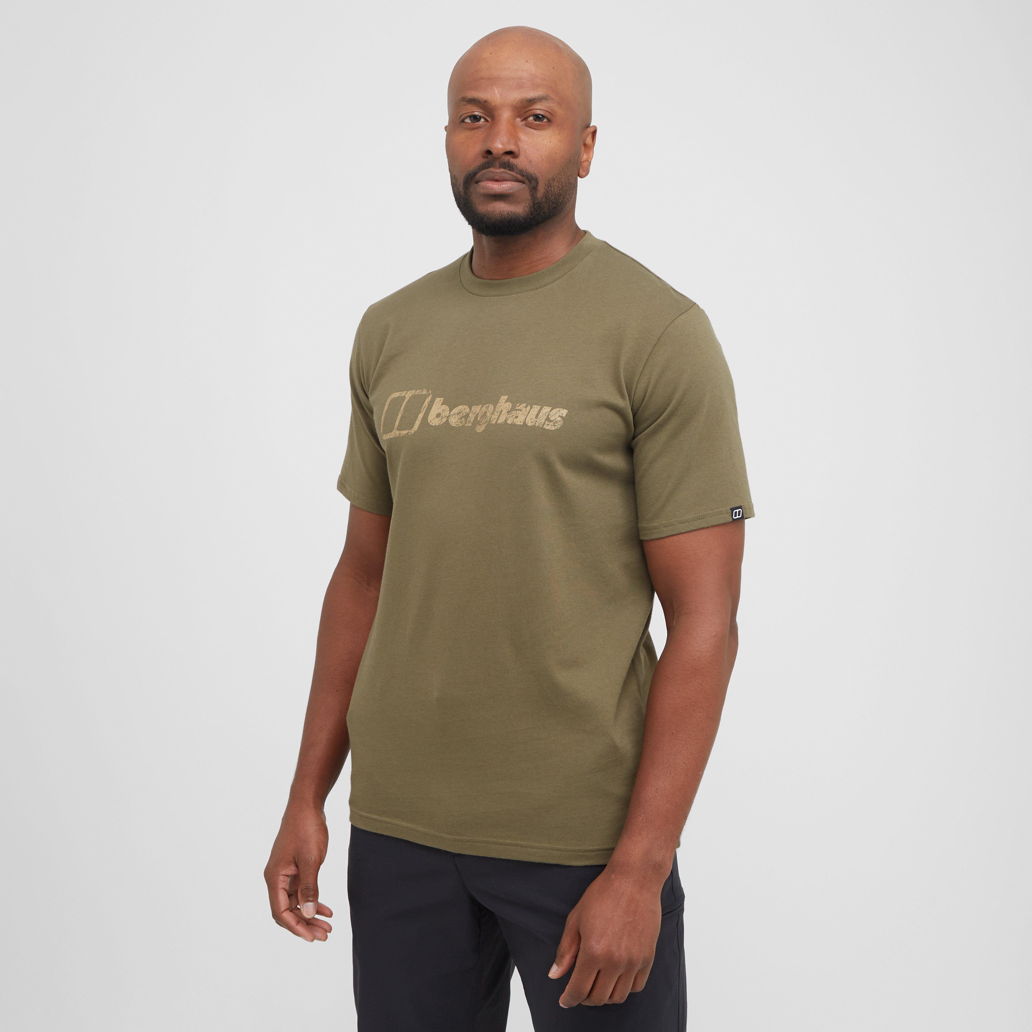 Berghaus Men's Original Big Logo T-Shirt - Dgy, DGY