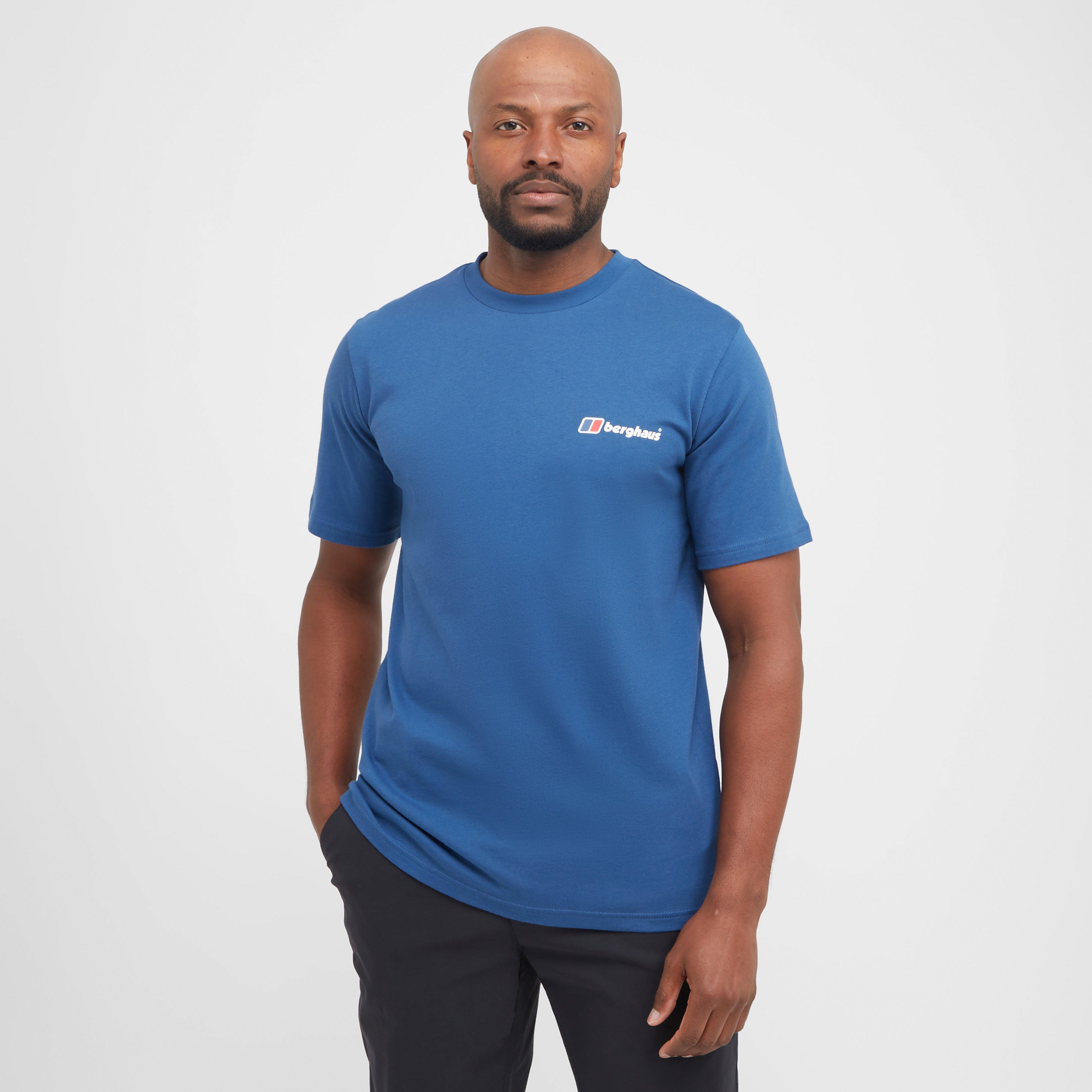 Berghaus Men's F&B Logo T-Shirt - Blu, BLU