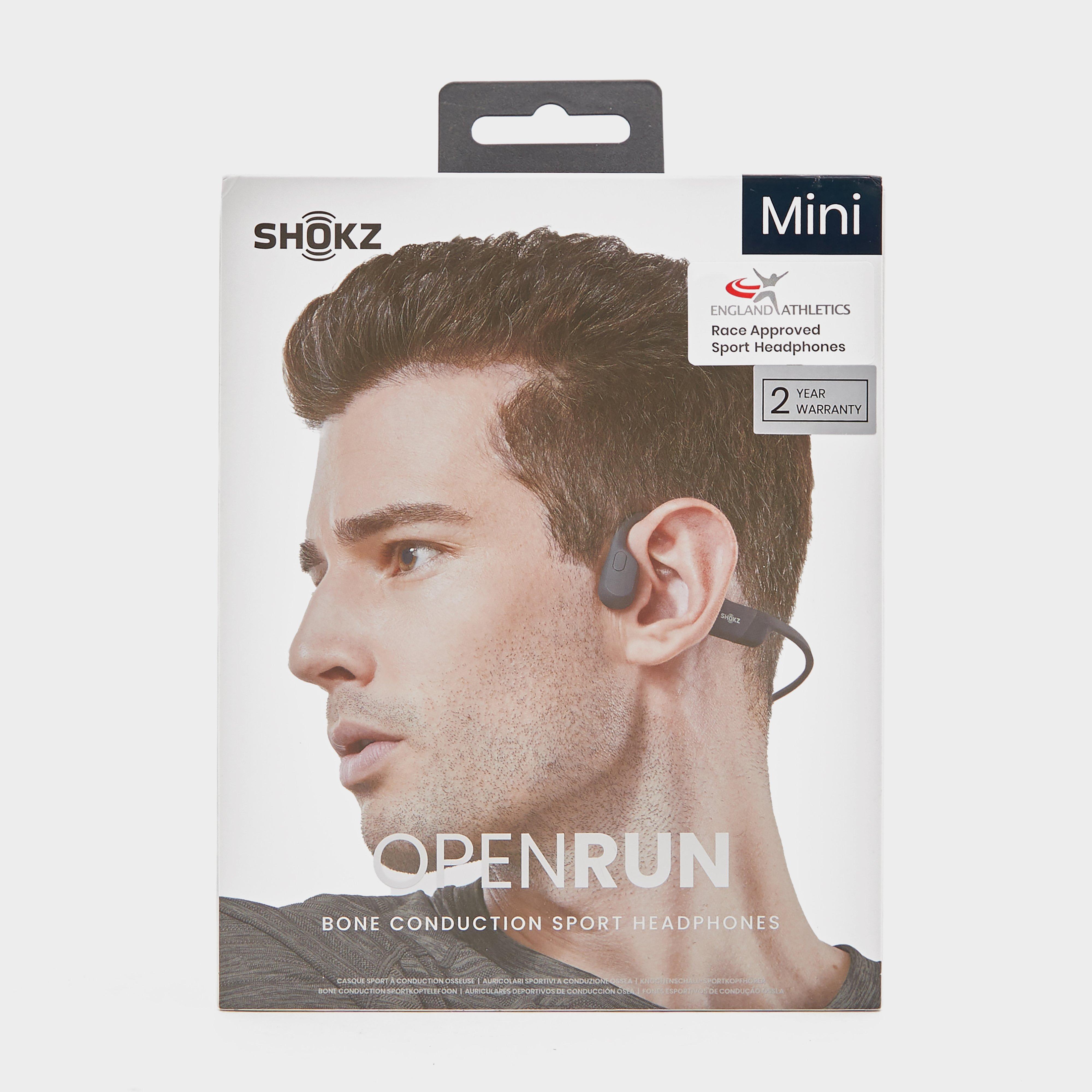 Shokz Openrun Mini Bone Conduction Wireless Headphones - Black, BLACK