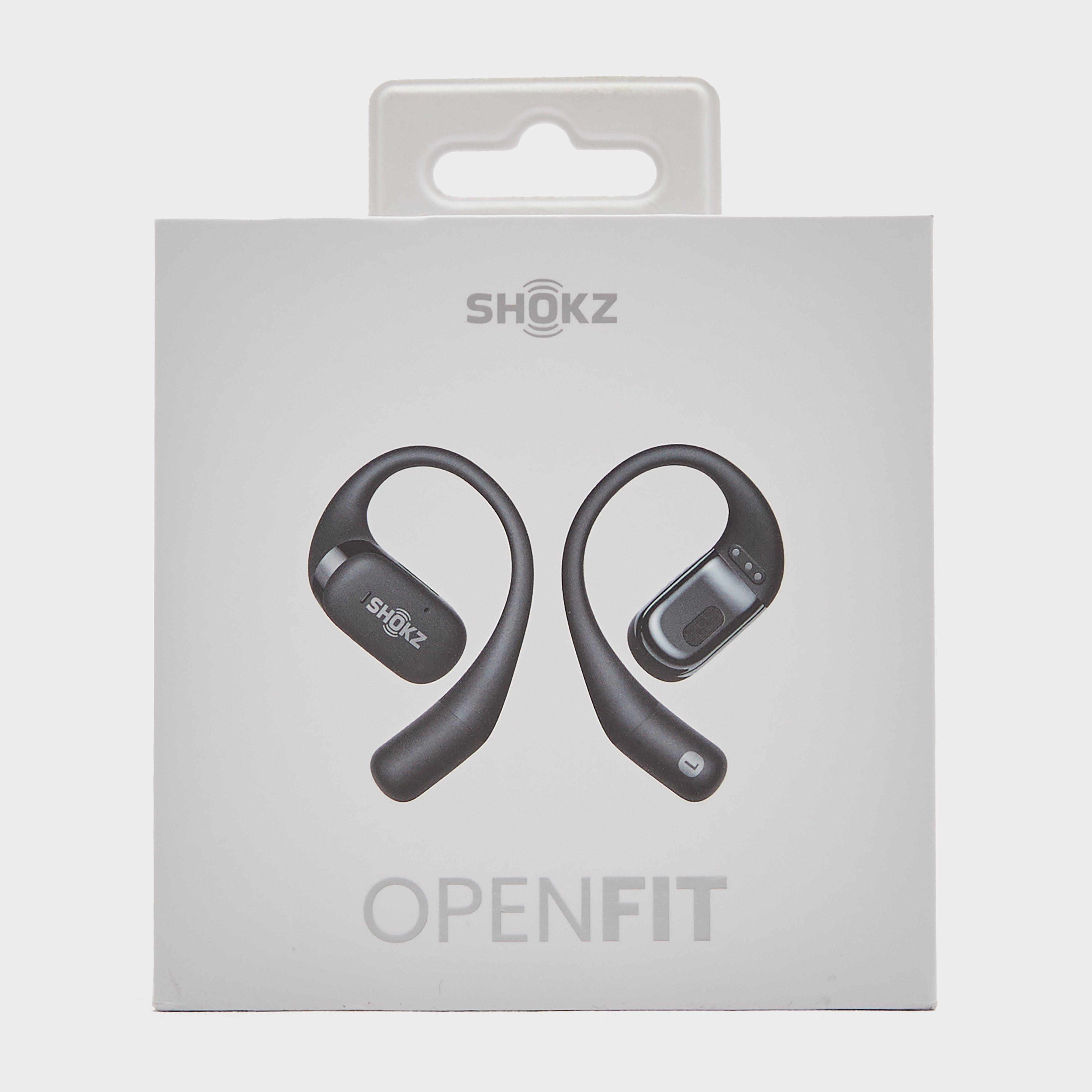 OpenFit Open-Ear True Wireless Bluetooth Headphones, Black