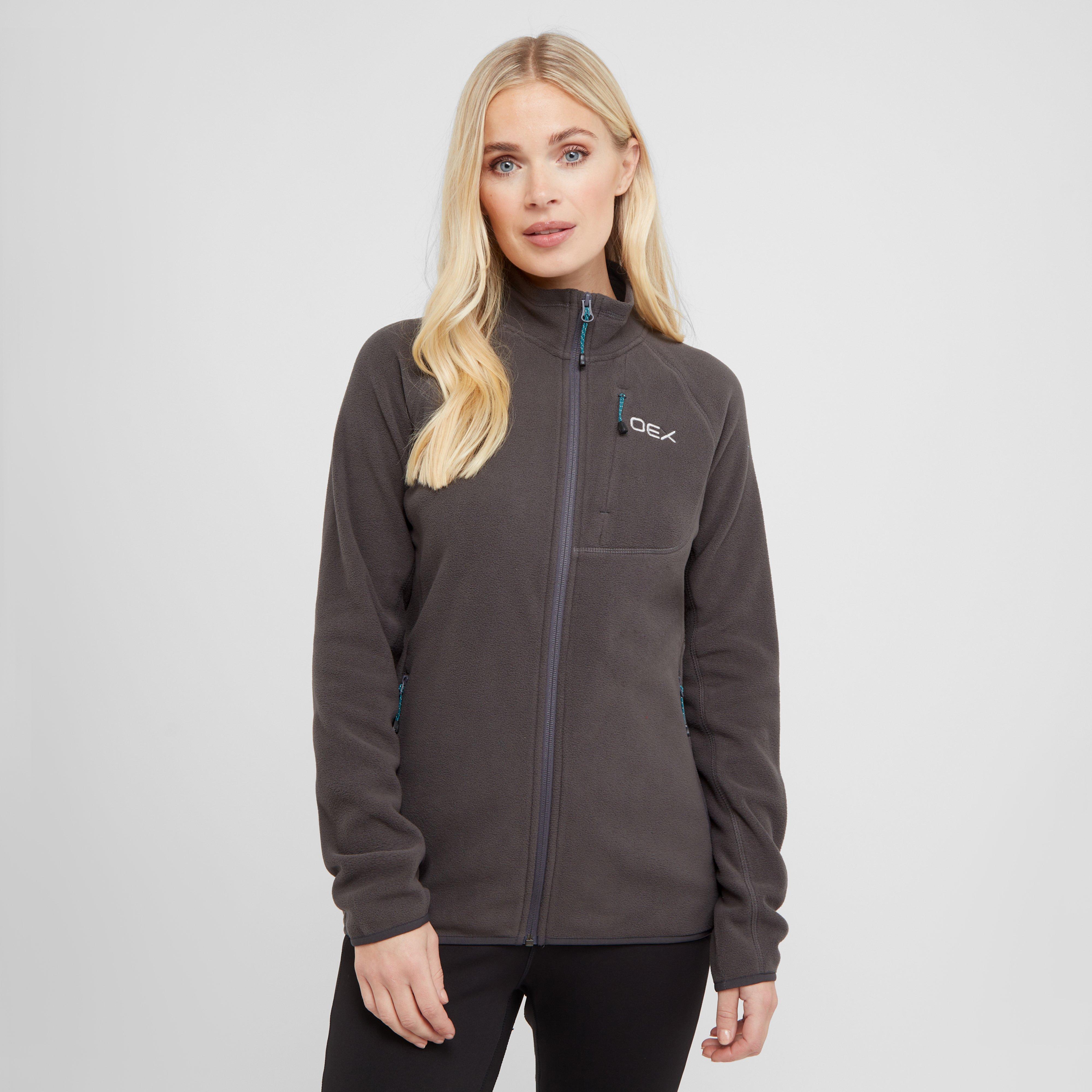 Oex Women's Ardmore Full Zip Fleece - Gry, GRY