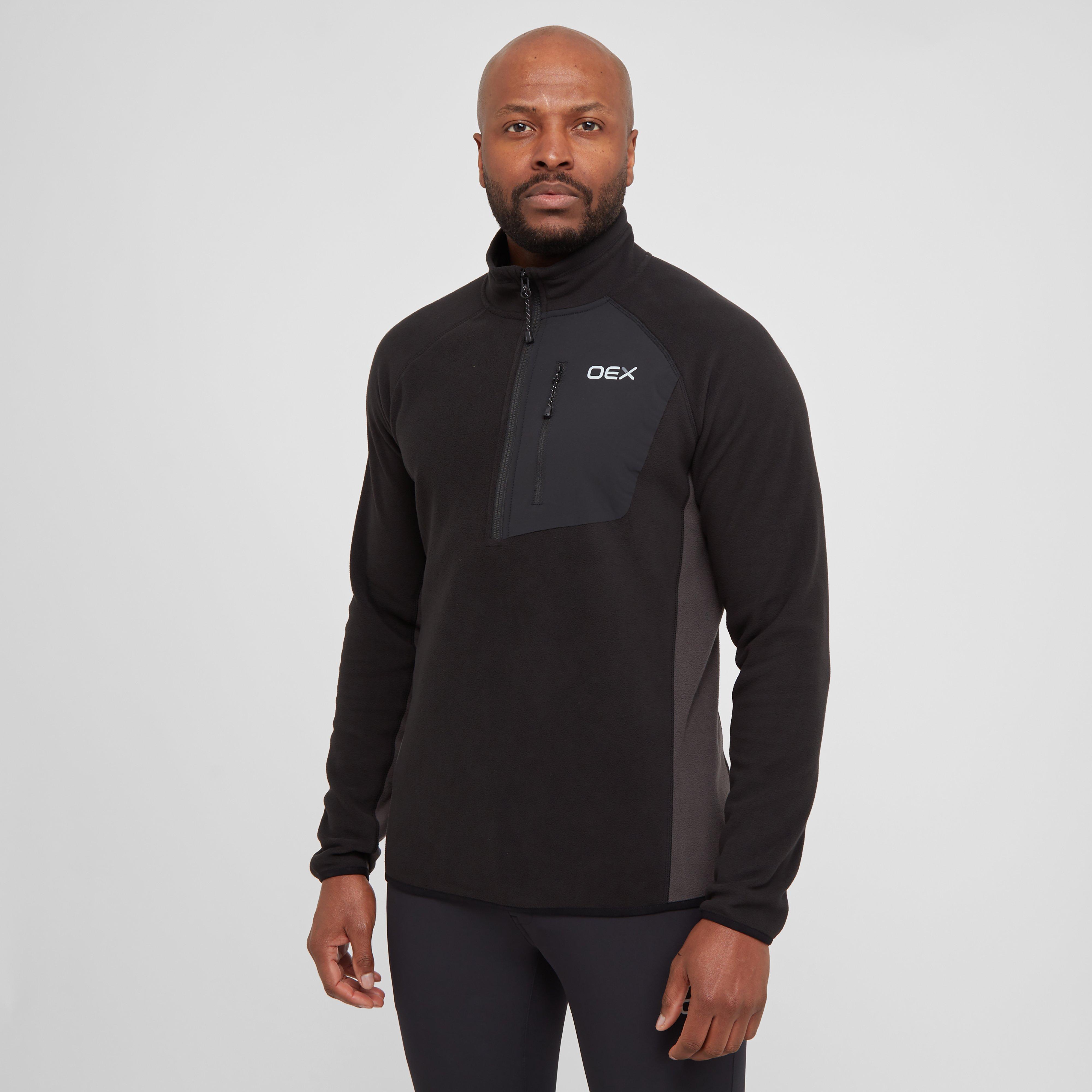 Men's Braewick Half Zip Fleece - Black, Black