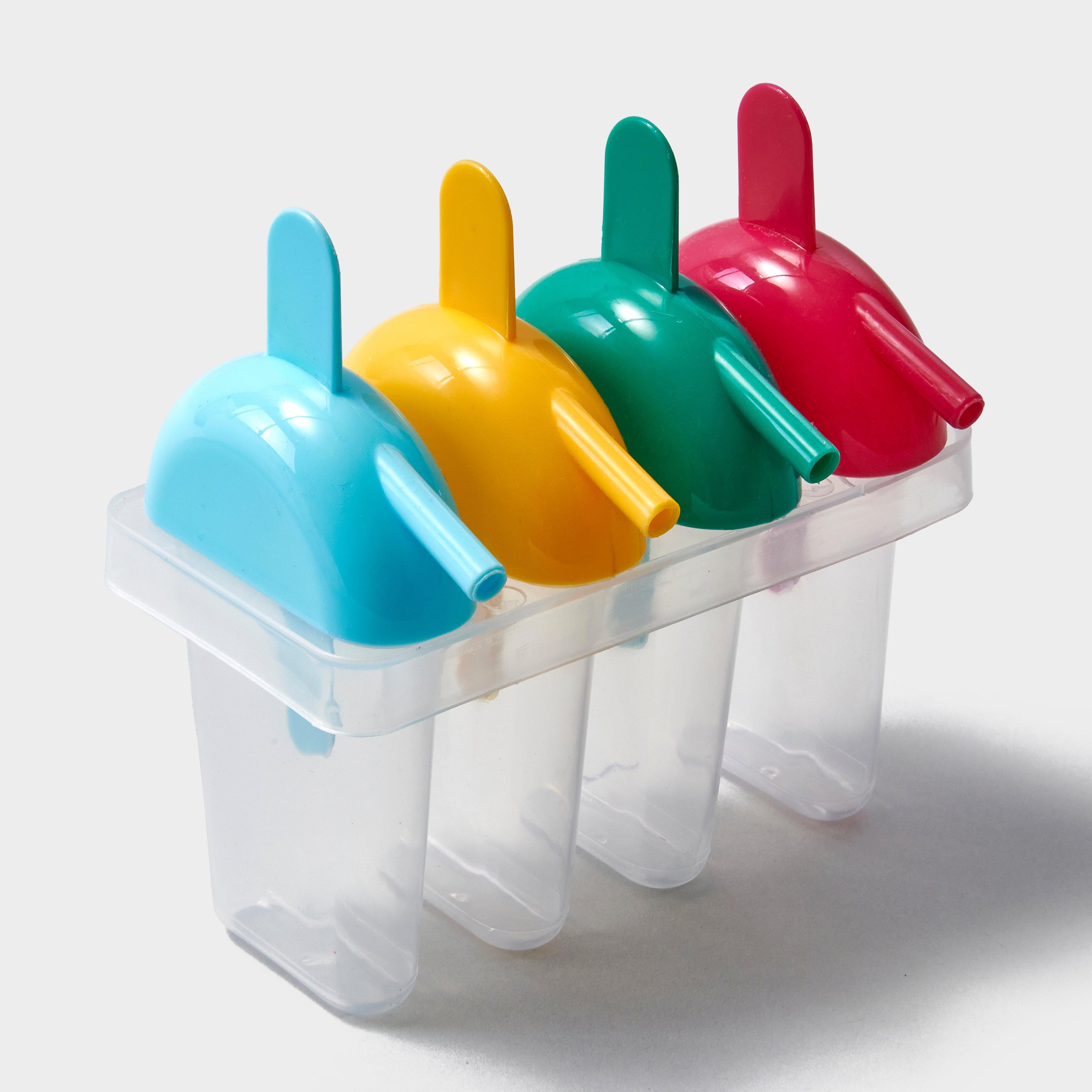 4 Piece Ice Lolly Set, Multi Coloured