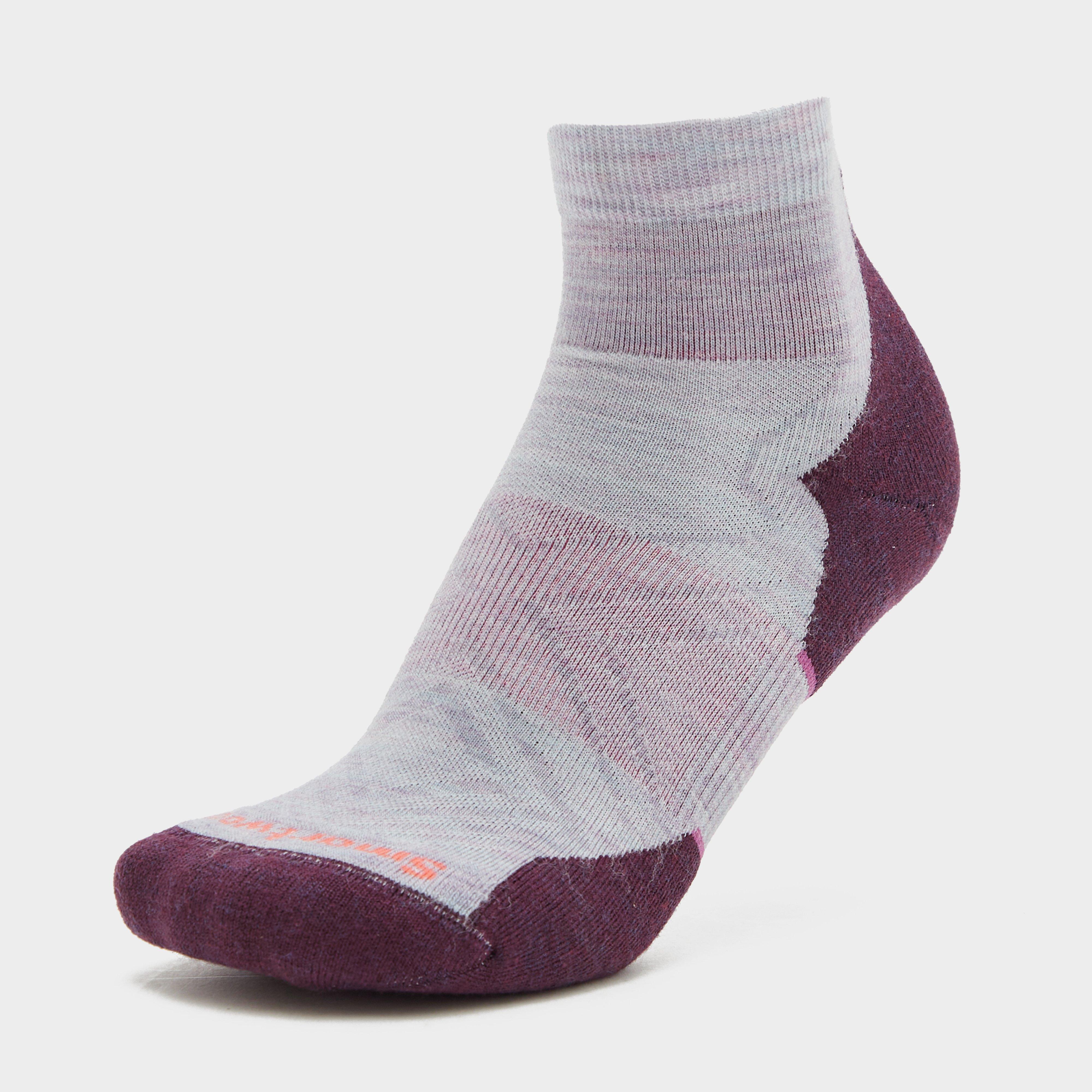 Women's Run Targeted Ankle Socks - Purple, Purple