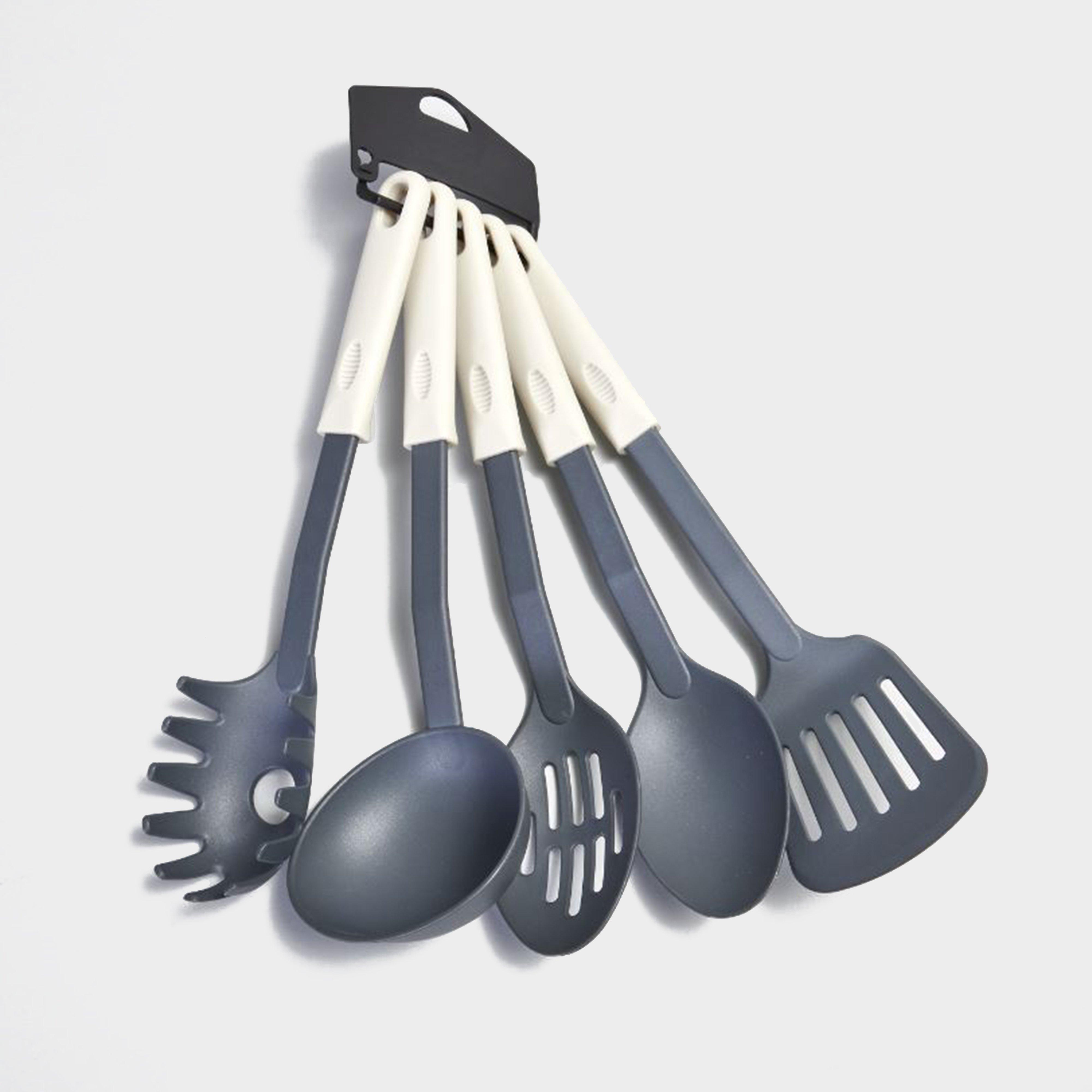 Hi-Gear 5 Piece Utensils Set - Cream, Cream