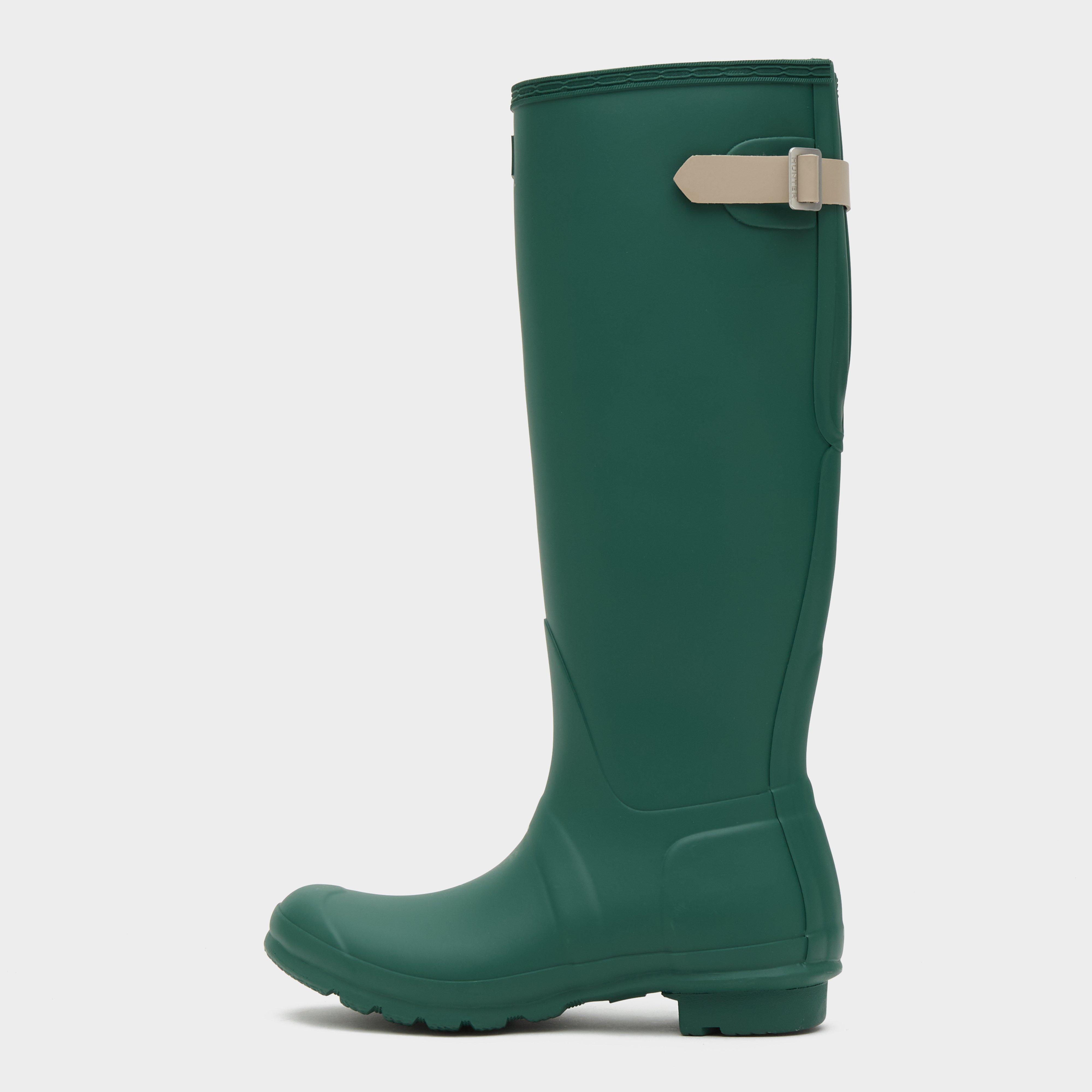 Women's Original Tall Back Adjustable Wellington Boots, Green