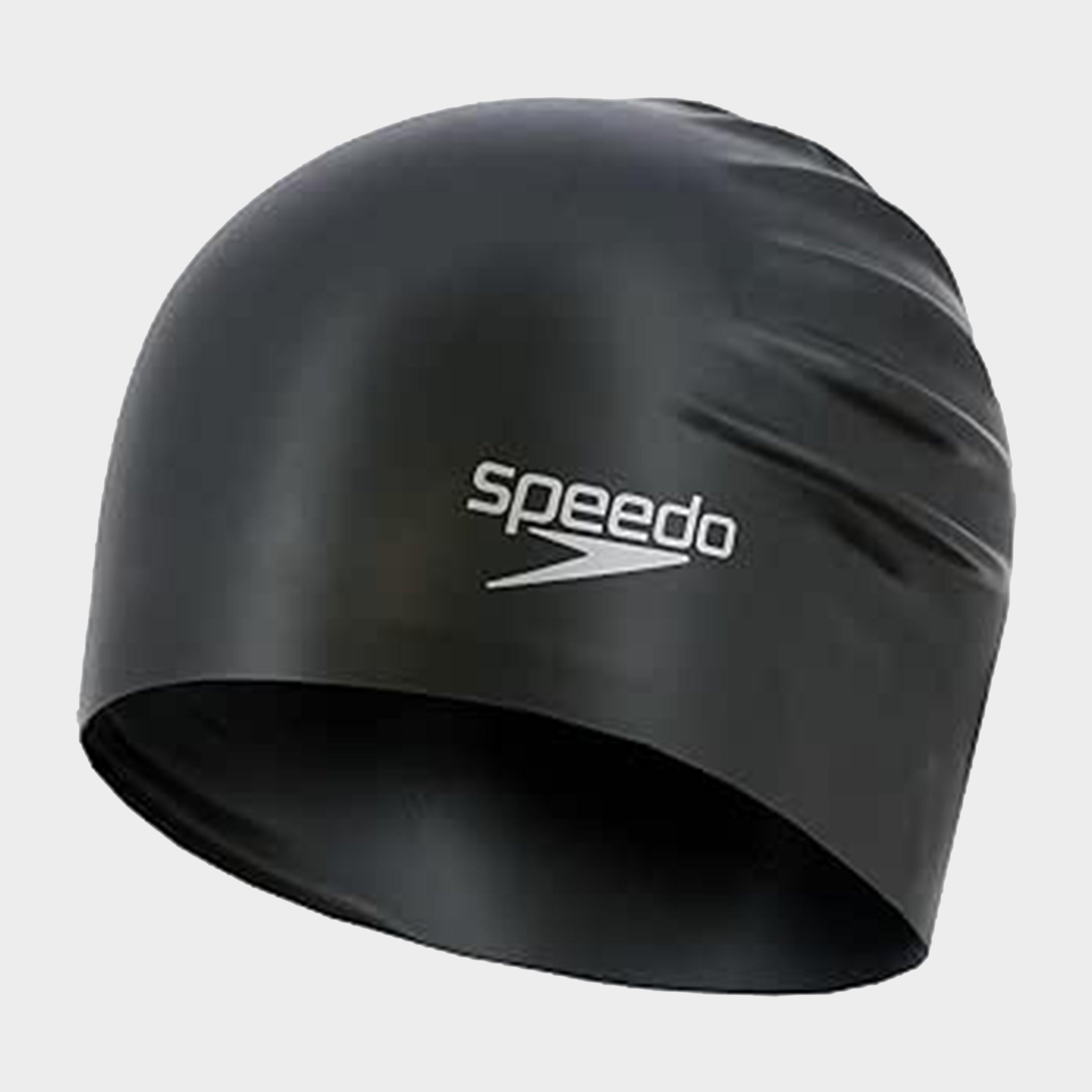 Long Hair Swim Cap, Black
