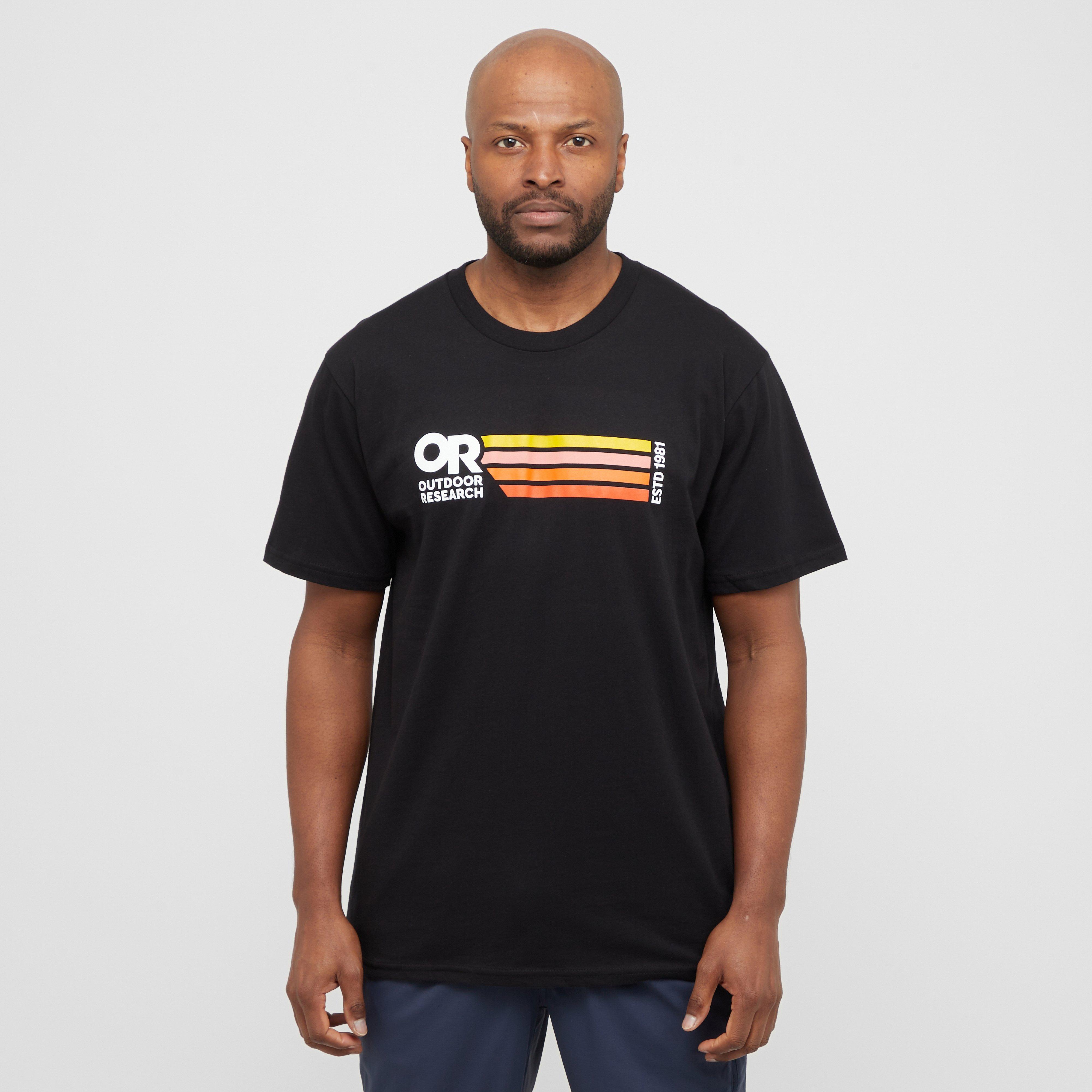 Men's Quadrise Senior Logo T-Shirt, Black