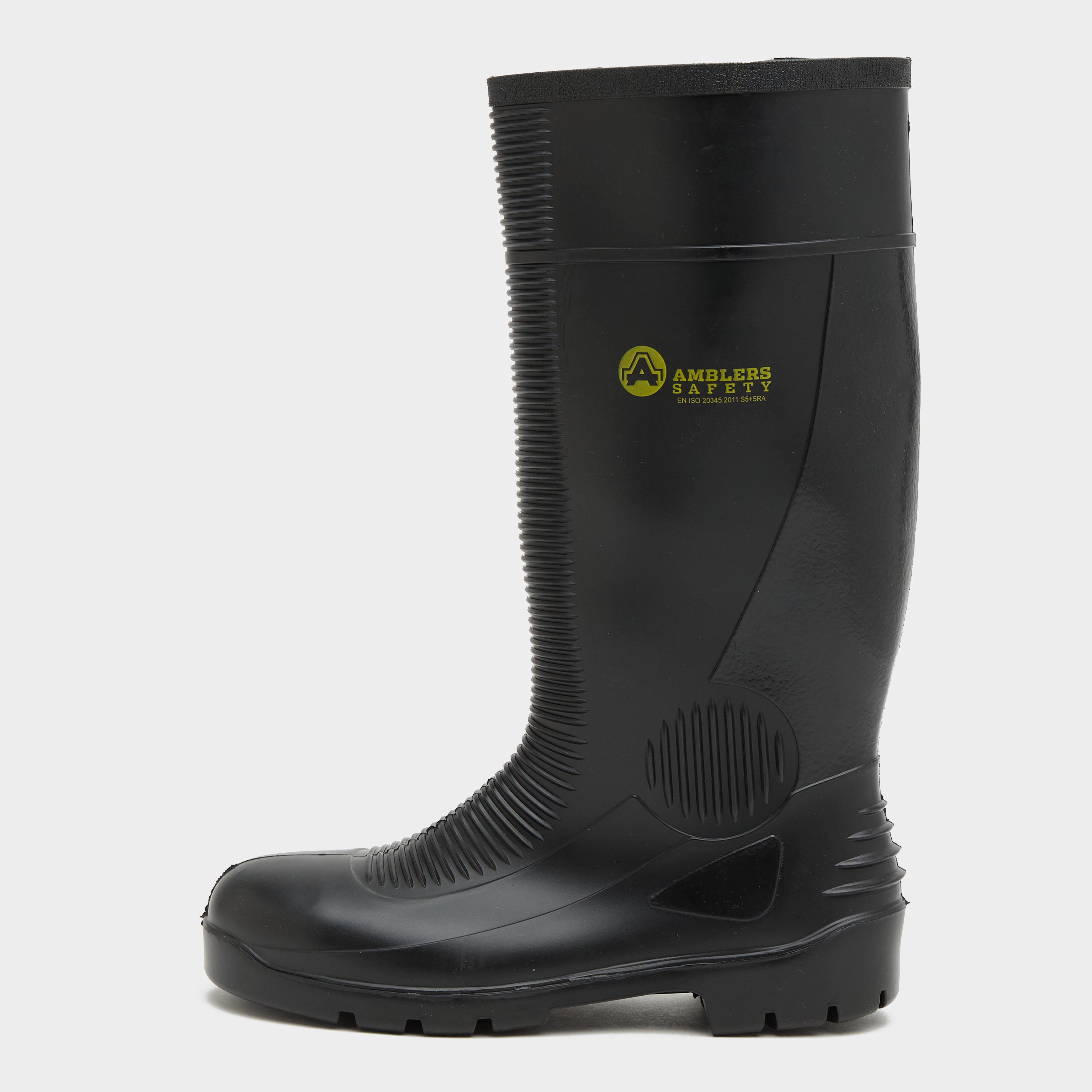 Amblers Safety Fs100 Safety Wellington Boots - Blk, BLK