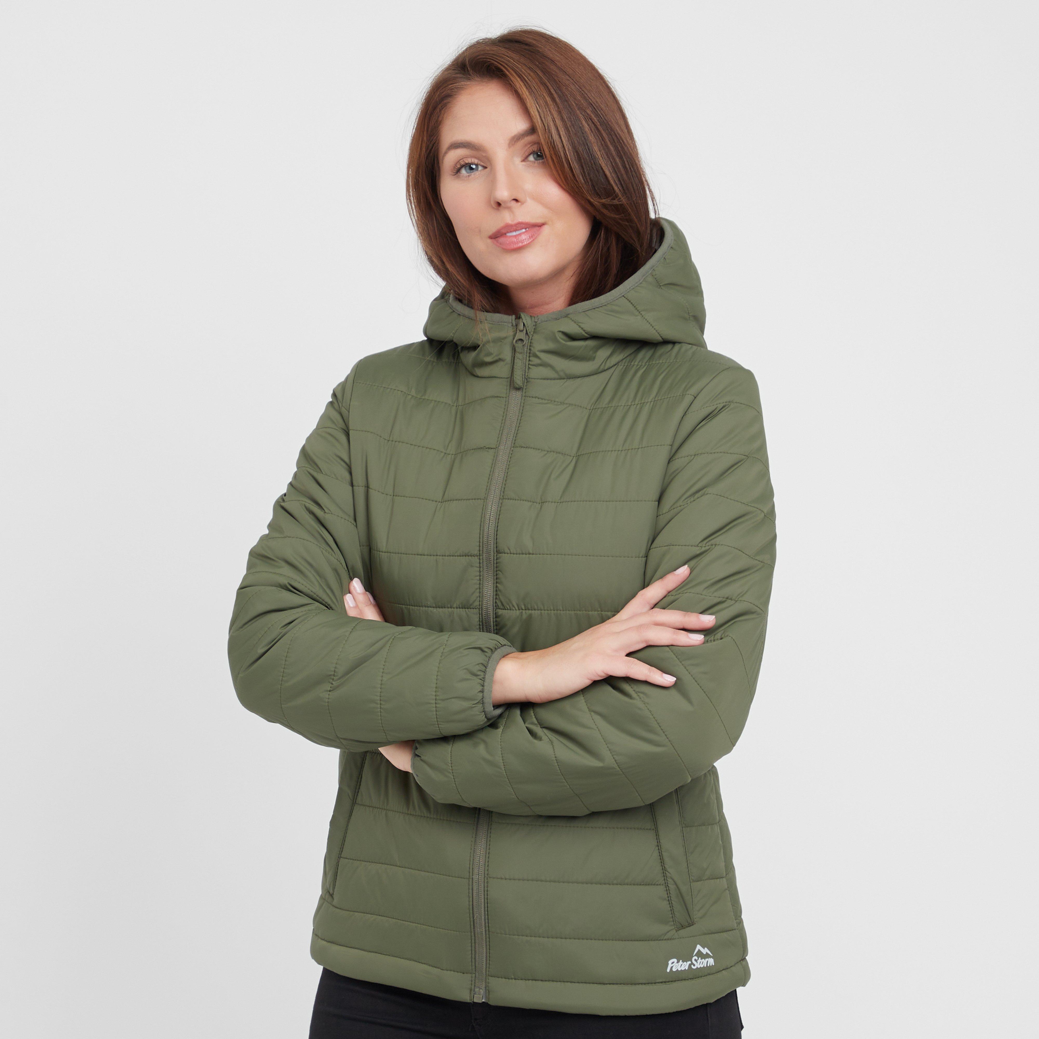 Peter Storm Womens Blisco Ii Hooded Jacket - Khaki, KHAKI