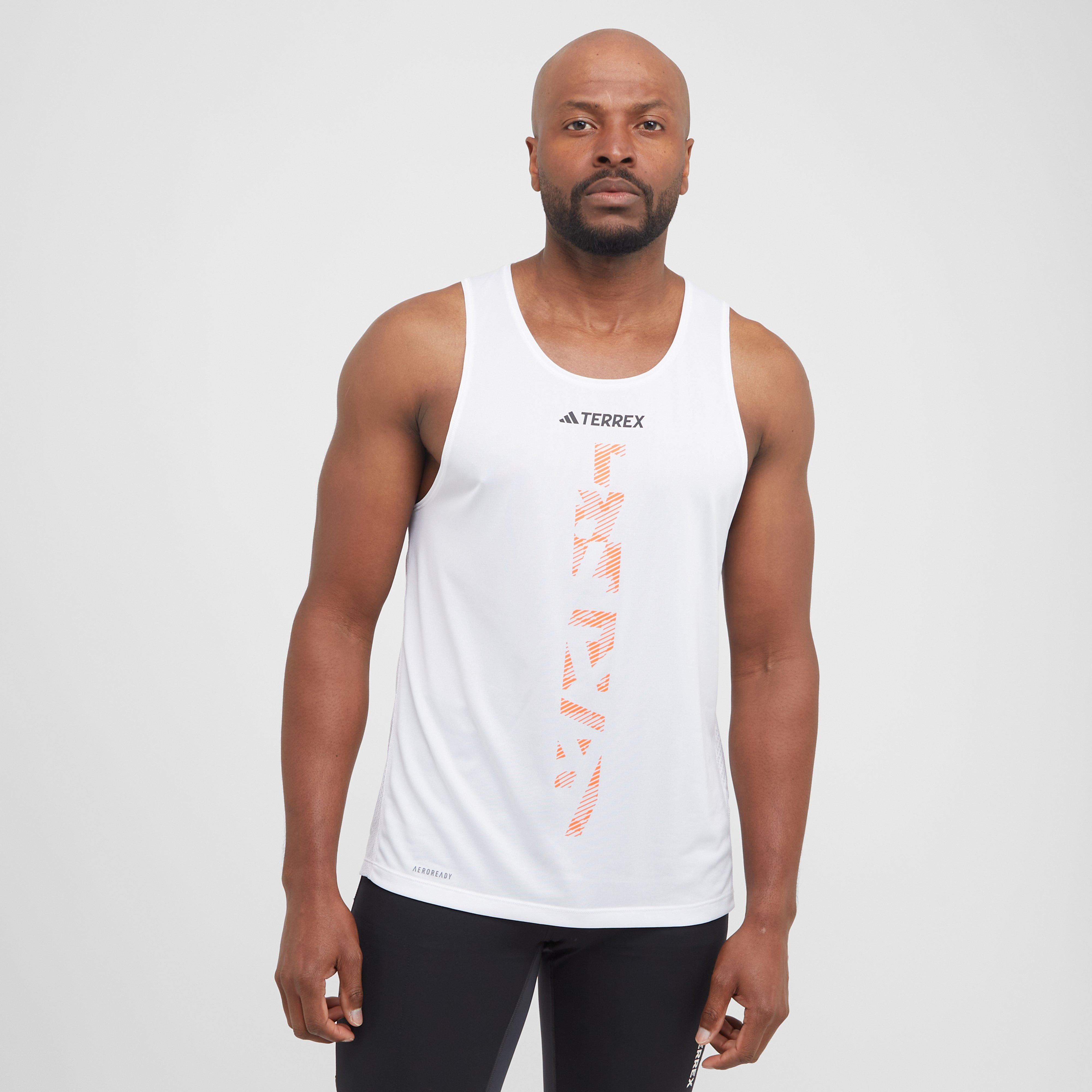 Adidas Terrex Men's Xperior Singlet Vest - Wht, WHT