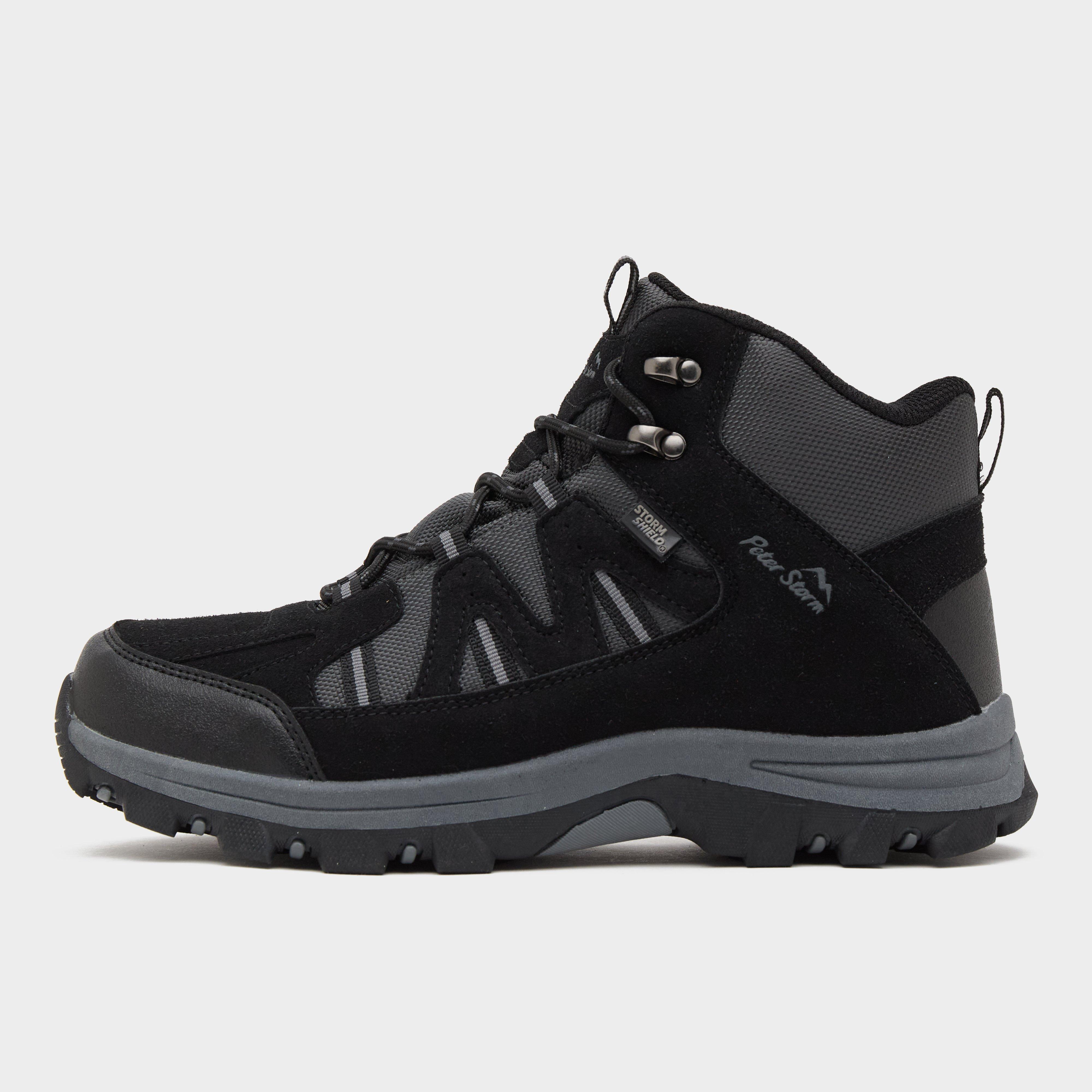 Peter Storm Men's Buxton Waterproof Mid Walking Boot - Blk, BLK