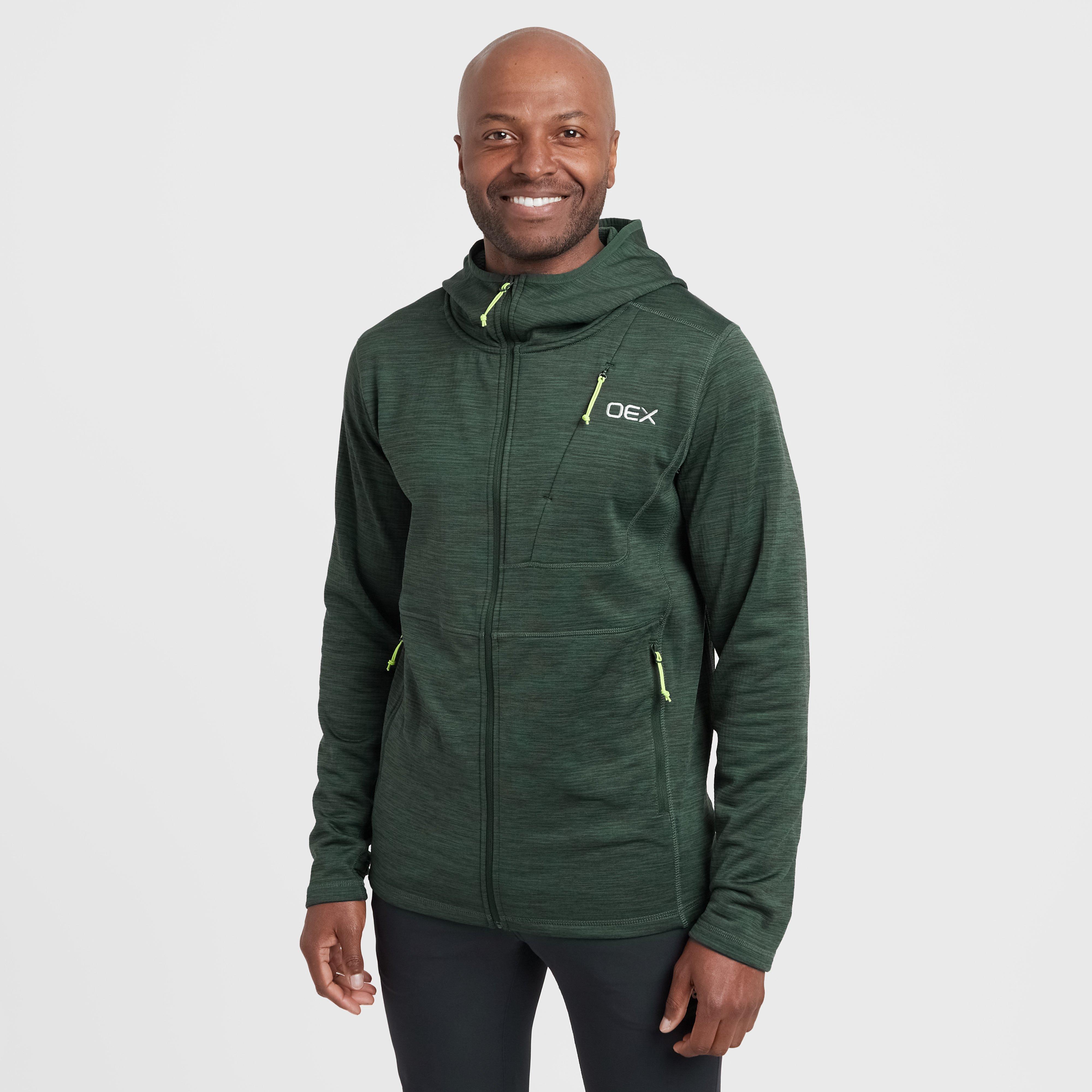 Men's Basalt Alpine Full Zip Fleece - Green, Green