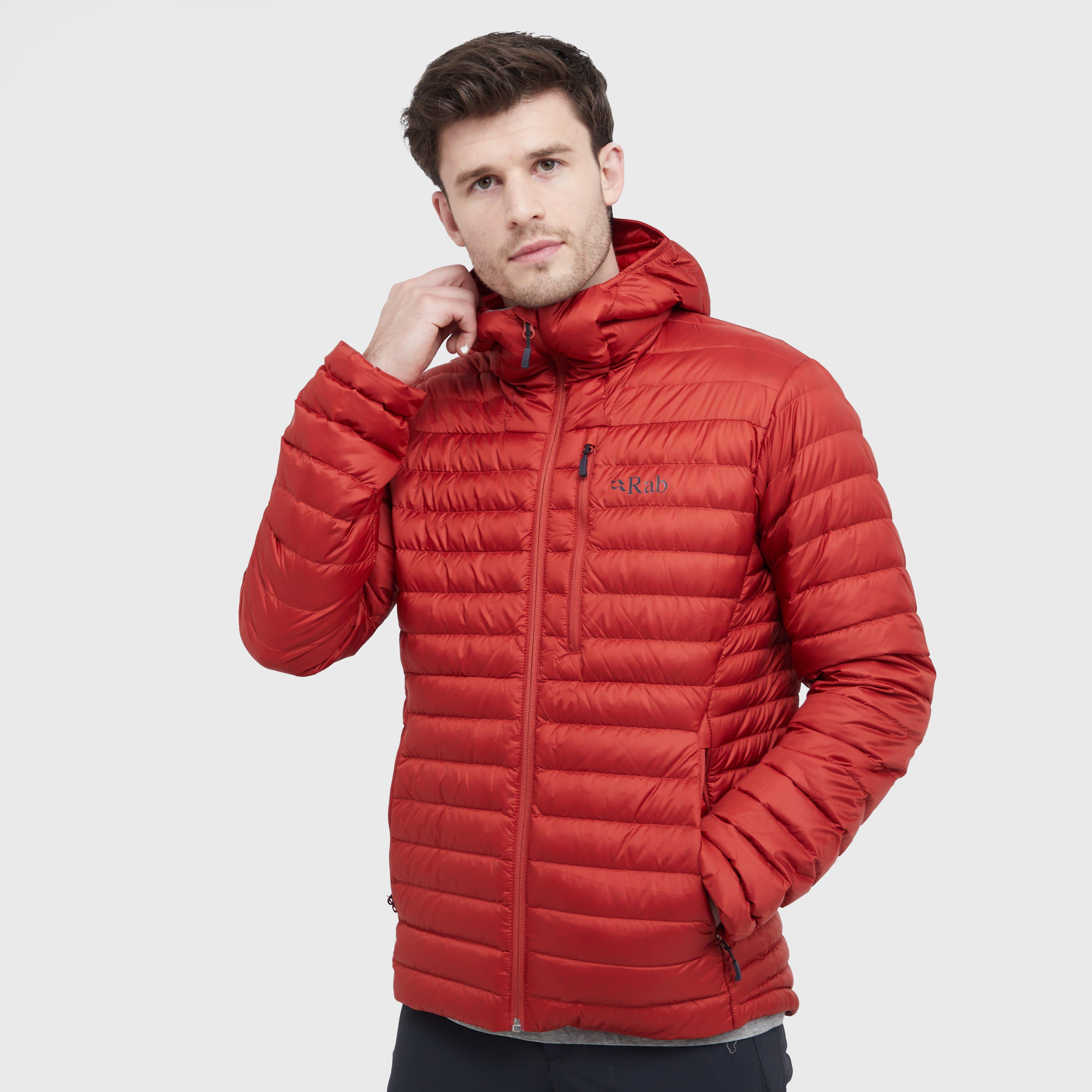 Rab Men's Microlight Alpine Down Jacket - Red, RED