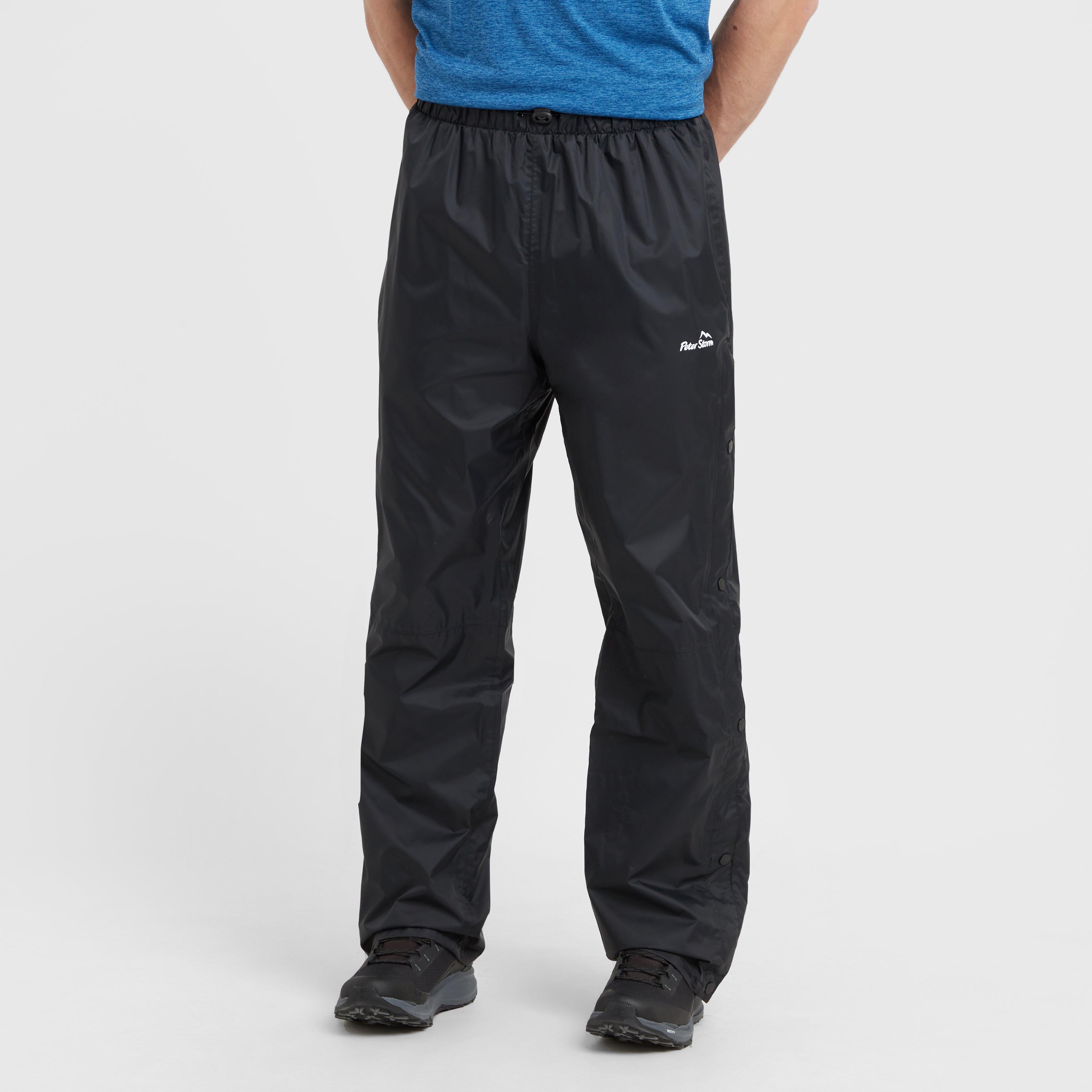 Peter Storm Men's Twister Overtrousers - Blk, BLK