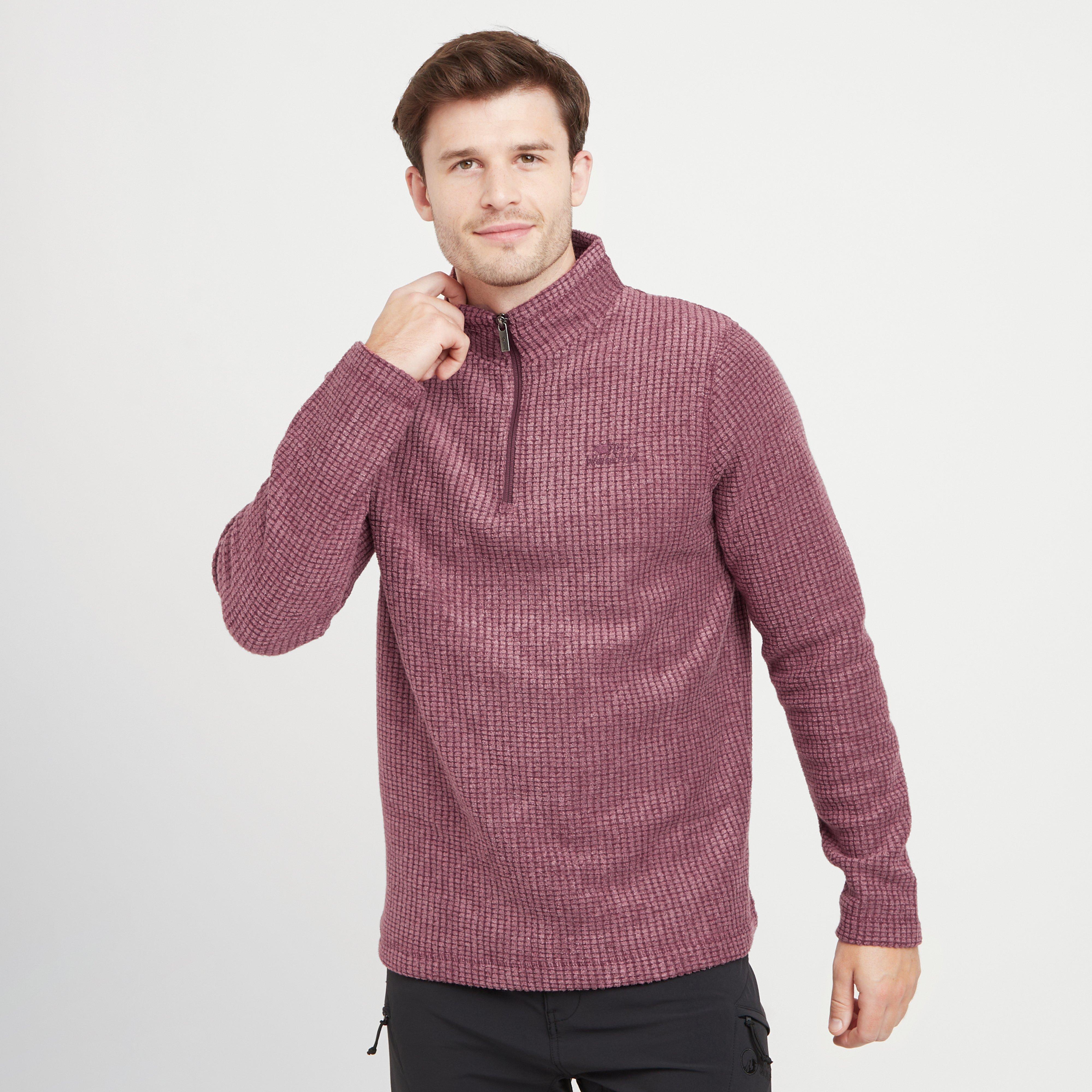 Men's Boston Half Zip Fleece - Red, Red