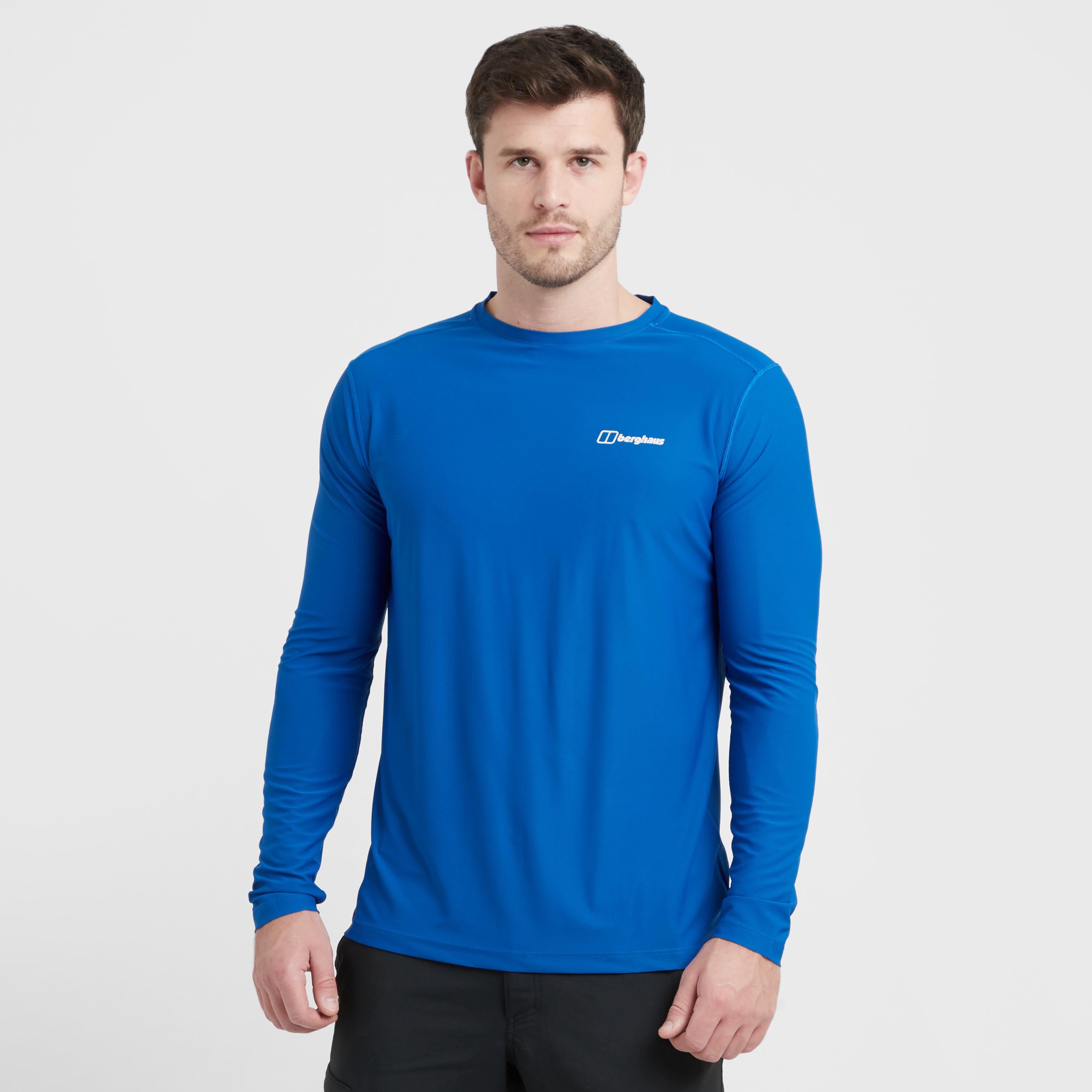 Berghaus Men's 24/7 Tech Long Sleeve T-Shirt - Blu, BLU