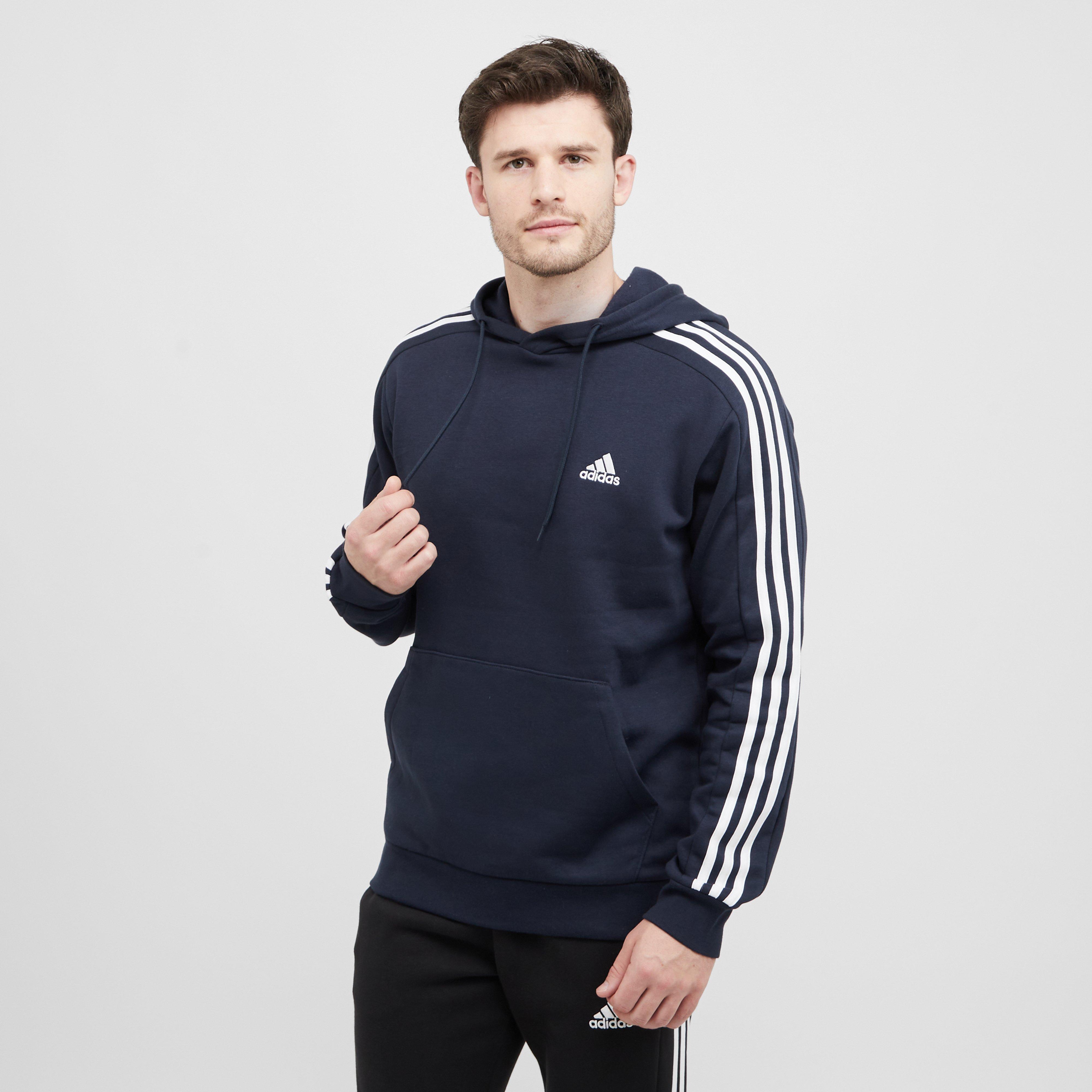 Men's Essentials Fleece 3-Stripes Hoodie