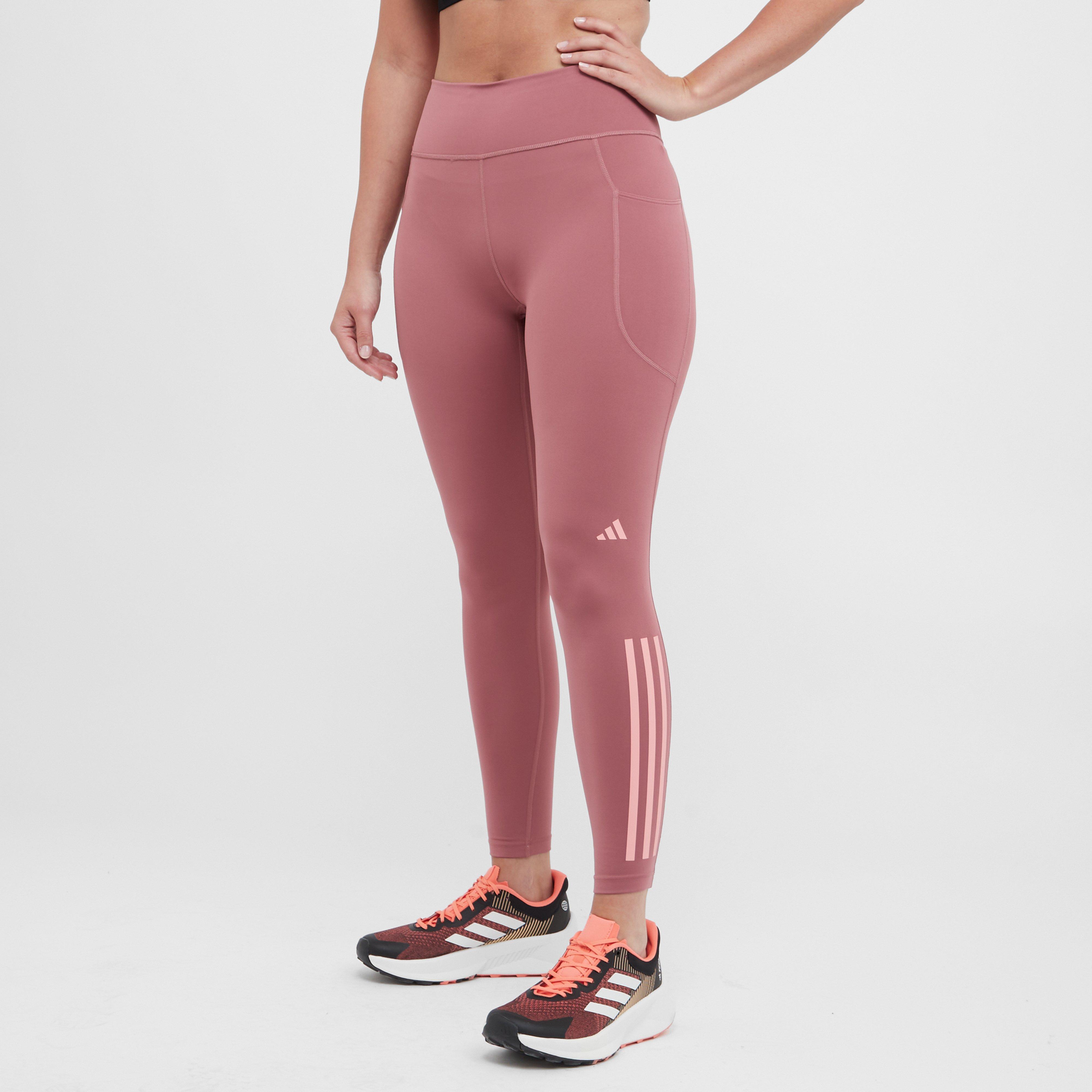 Women's DailyRun 3-Stripes 7/8 Leggings, Pink